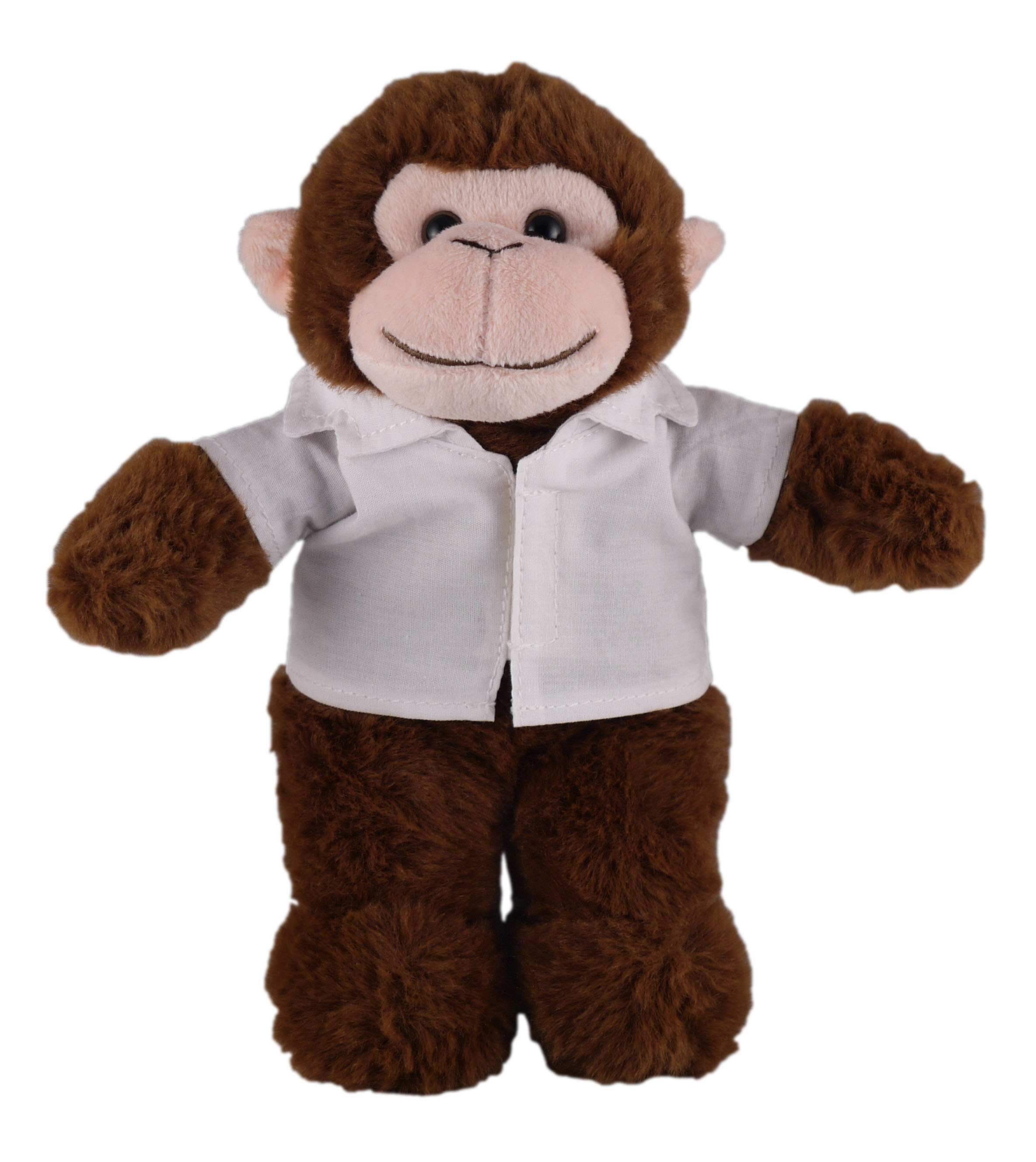 Soft Plush Stuffed Monkey in doctor's jacket.