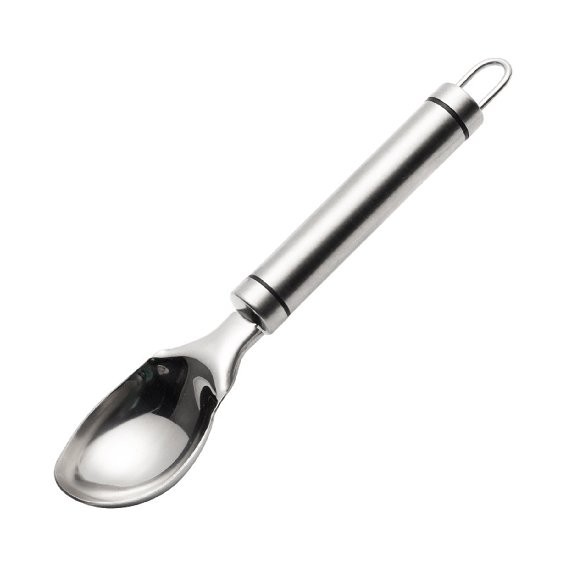 Metal Stainless Steel Ice Cream Spoon 2