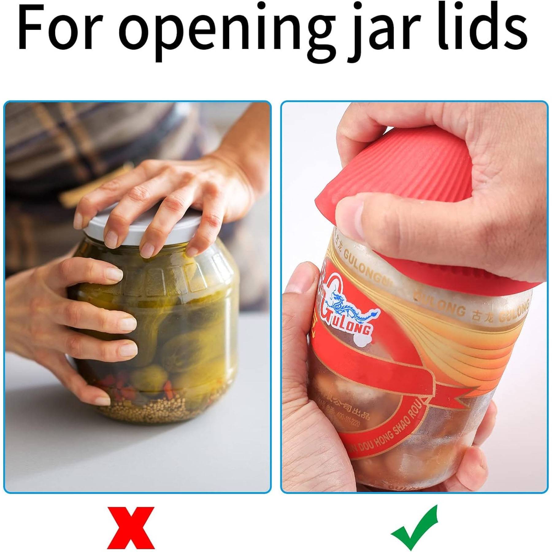 3 Pcs Rubber Jar Opener Gripper Pads 7