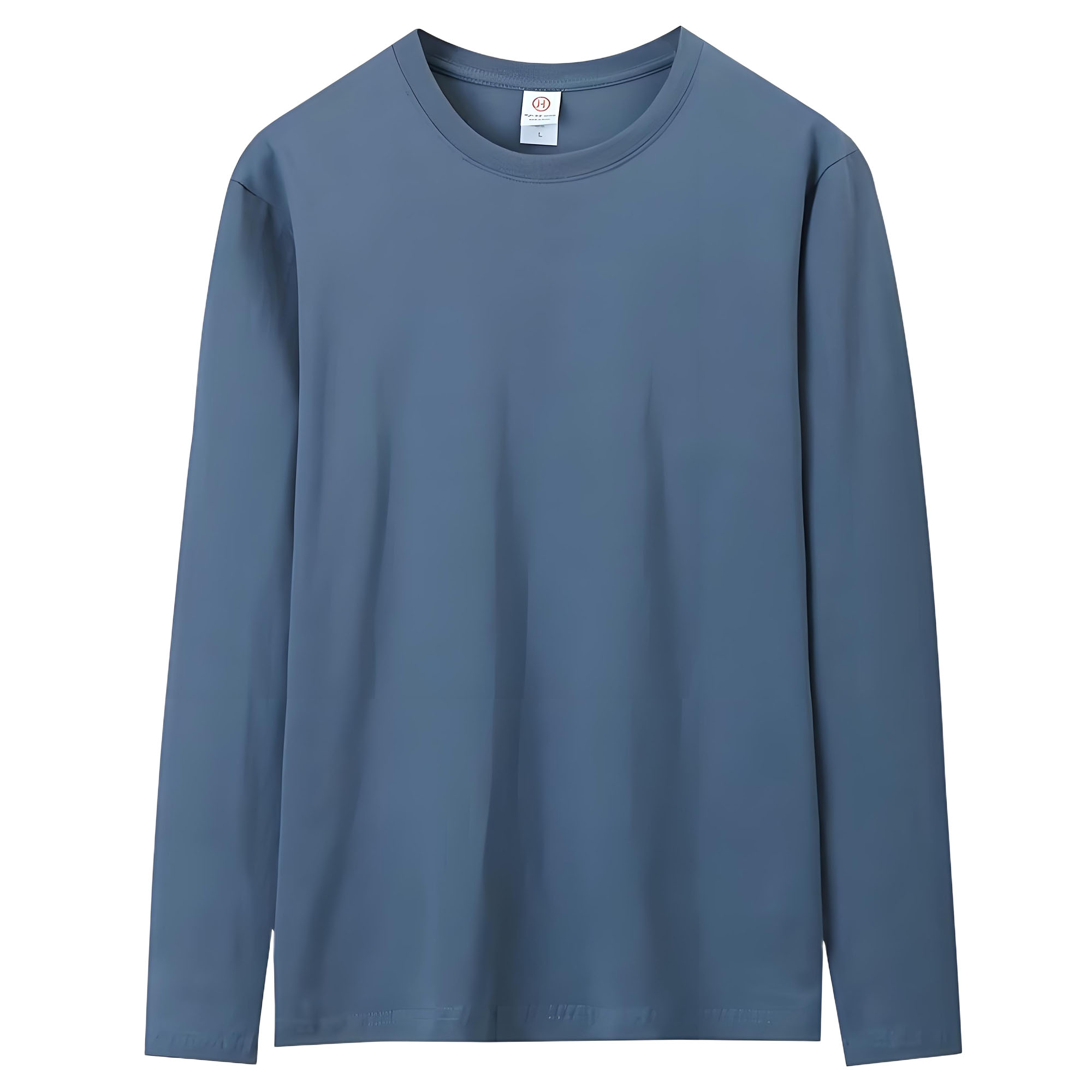 Men's Cotton Long Sleeve T-Shirt, Oversized Relaxed Fit. 6