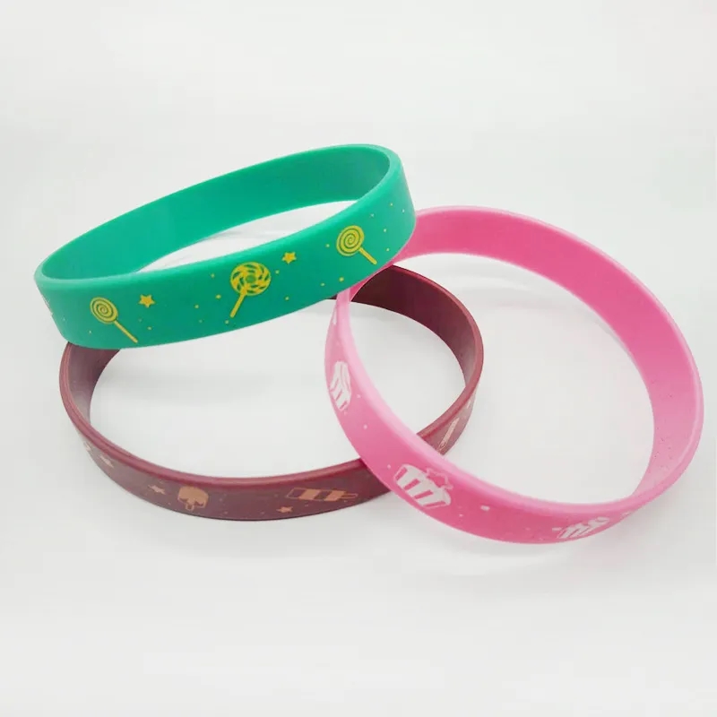 Bulk Custom Silicone Wristbands for Events Promotions Teams Sports 2
