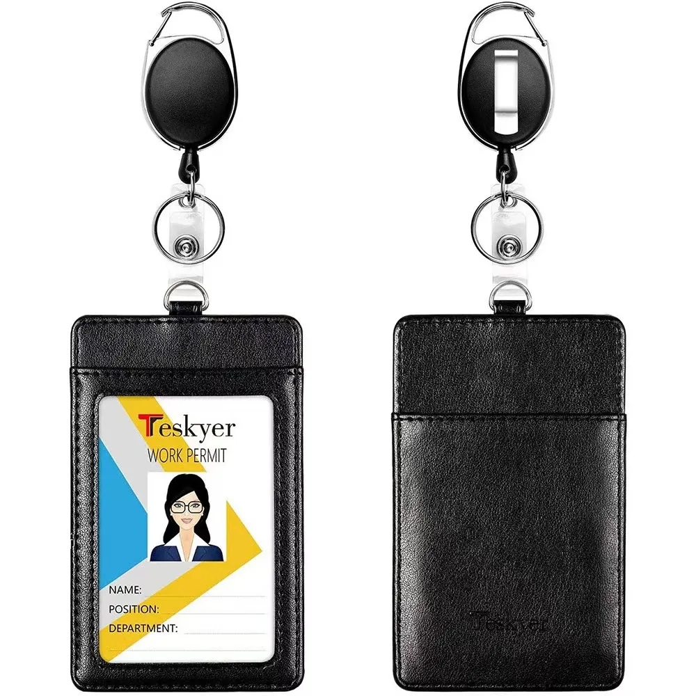 Double-Sided Multi-Position ID Card Holder 7