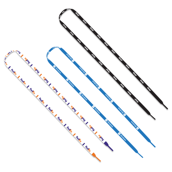 3/8" Dye-Sublimated Waffle-Weave Shoelaces (pair) 6
