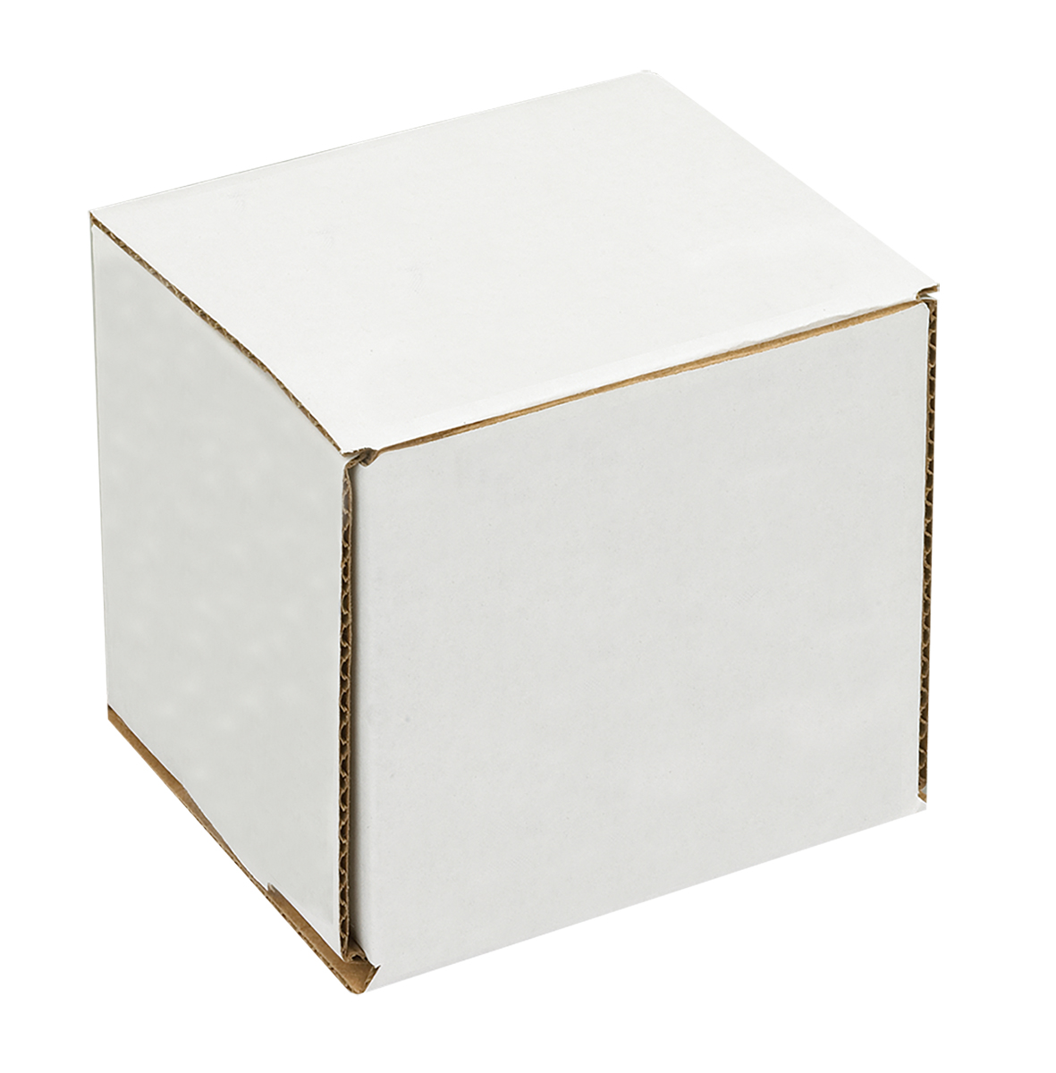 4" x 4" x 4" - B-Flute Inside Tuck Box 2