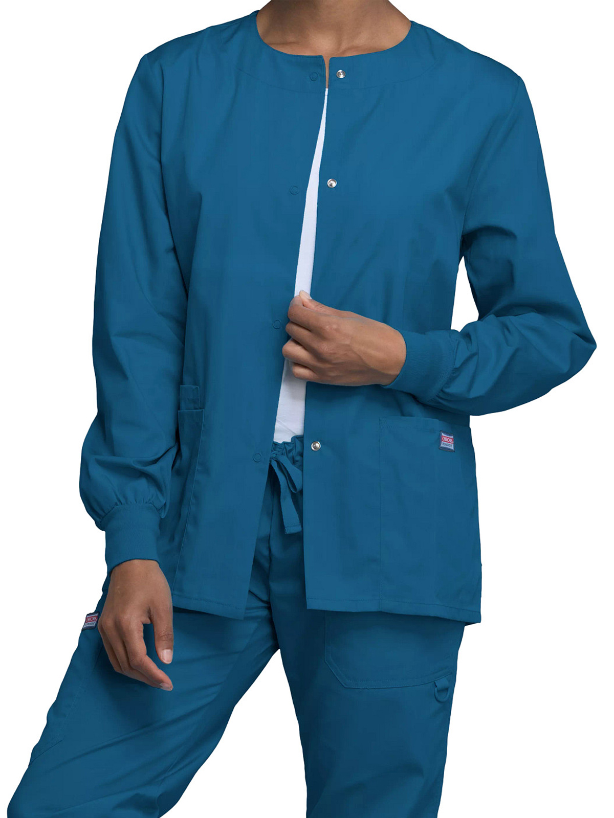 Cherokee - Workwear Originals - Women's 3-Pocket Snap Front Jacket 44