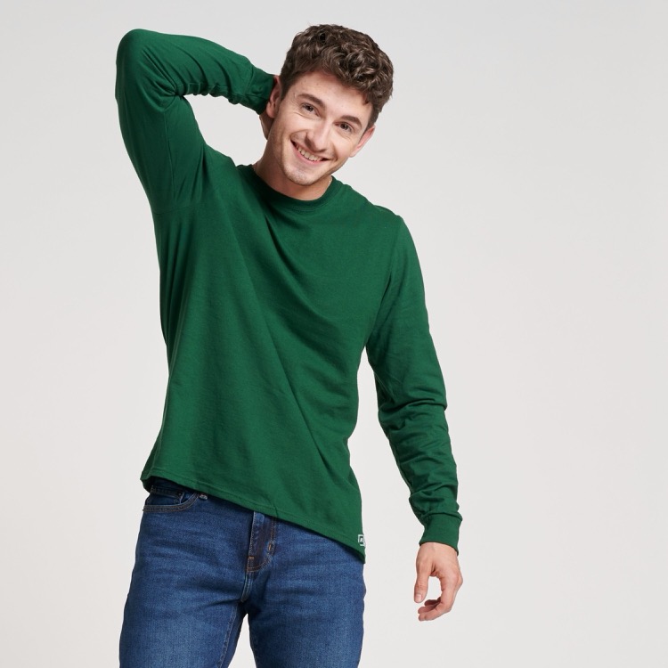 RUSSELL ATHLETIC DRI-POWER® CVC Performance Unisex Long-Sleeve T-Shirt 12