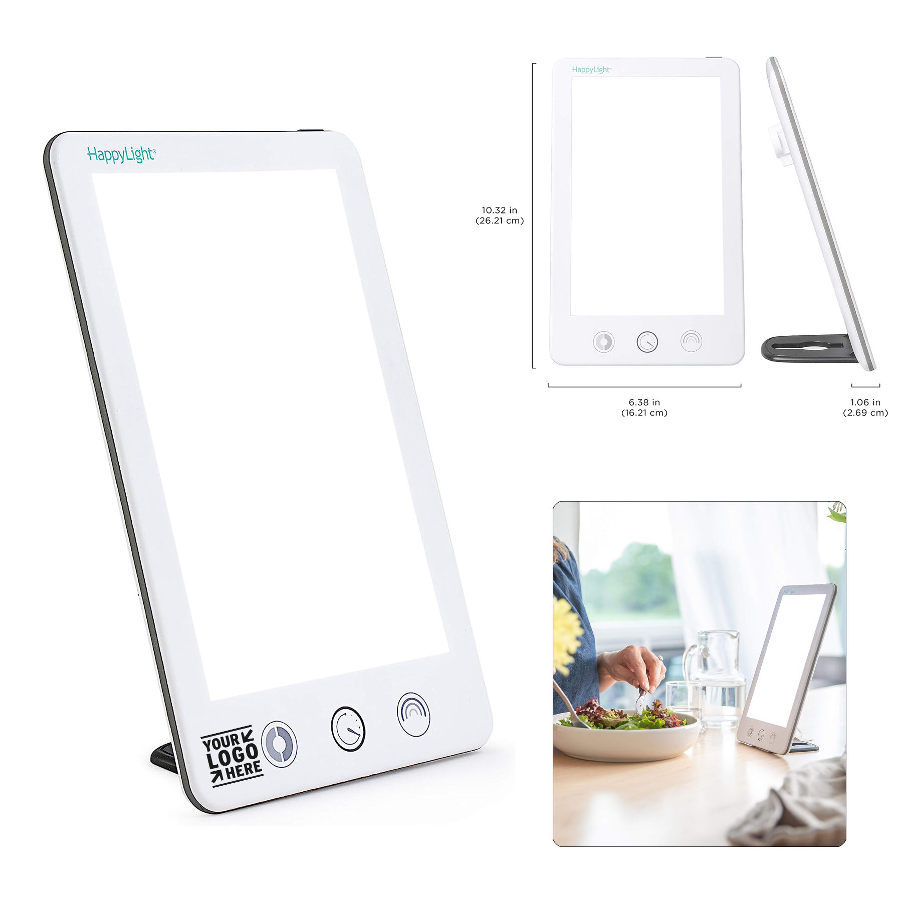 10,000 Lux UV-Free Therapy Lamp LED Bright White Light with Adjustable Brightness Countdown Timer 1