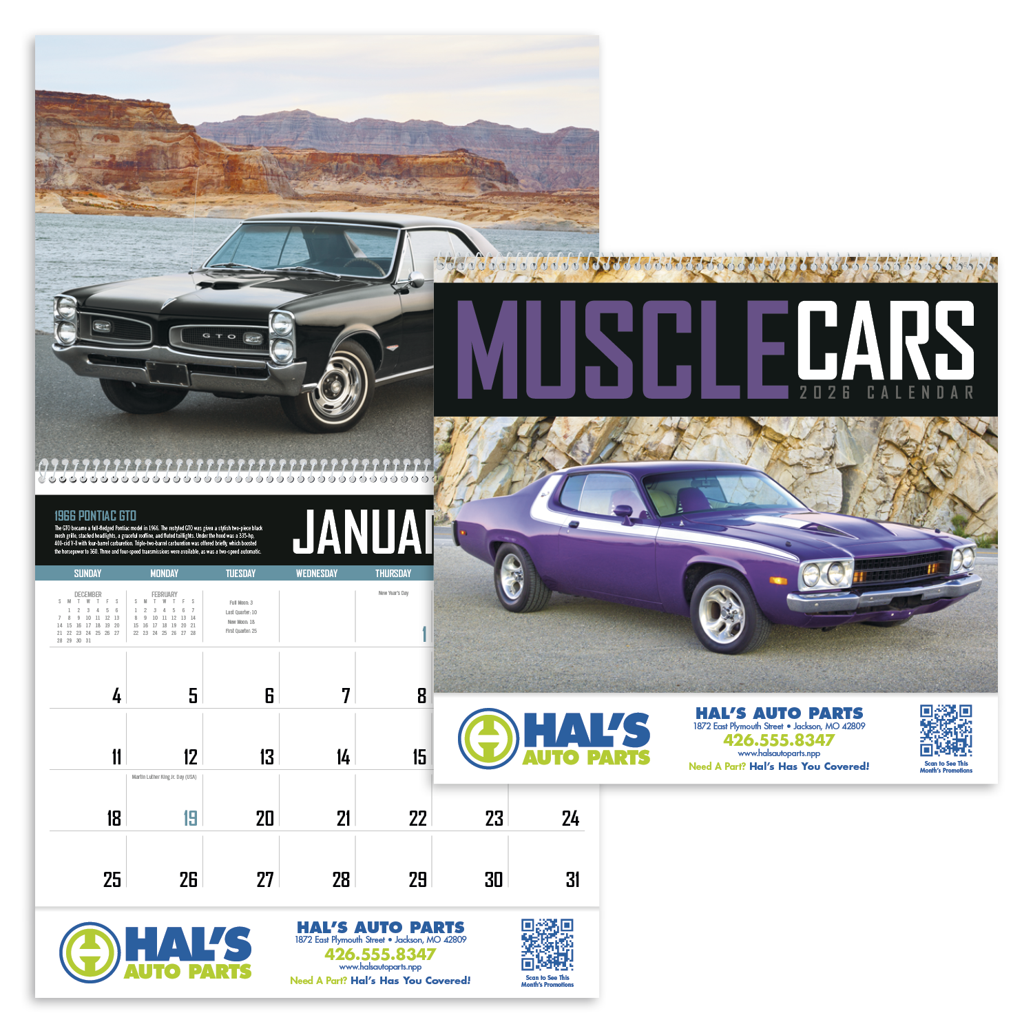 Triumph® Calendars Muscle Cars Calendar 14