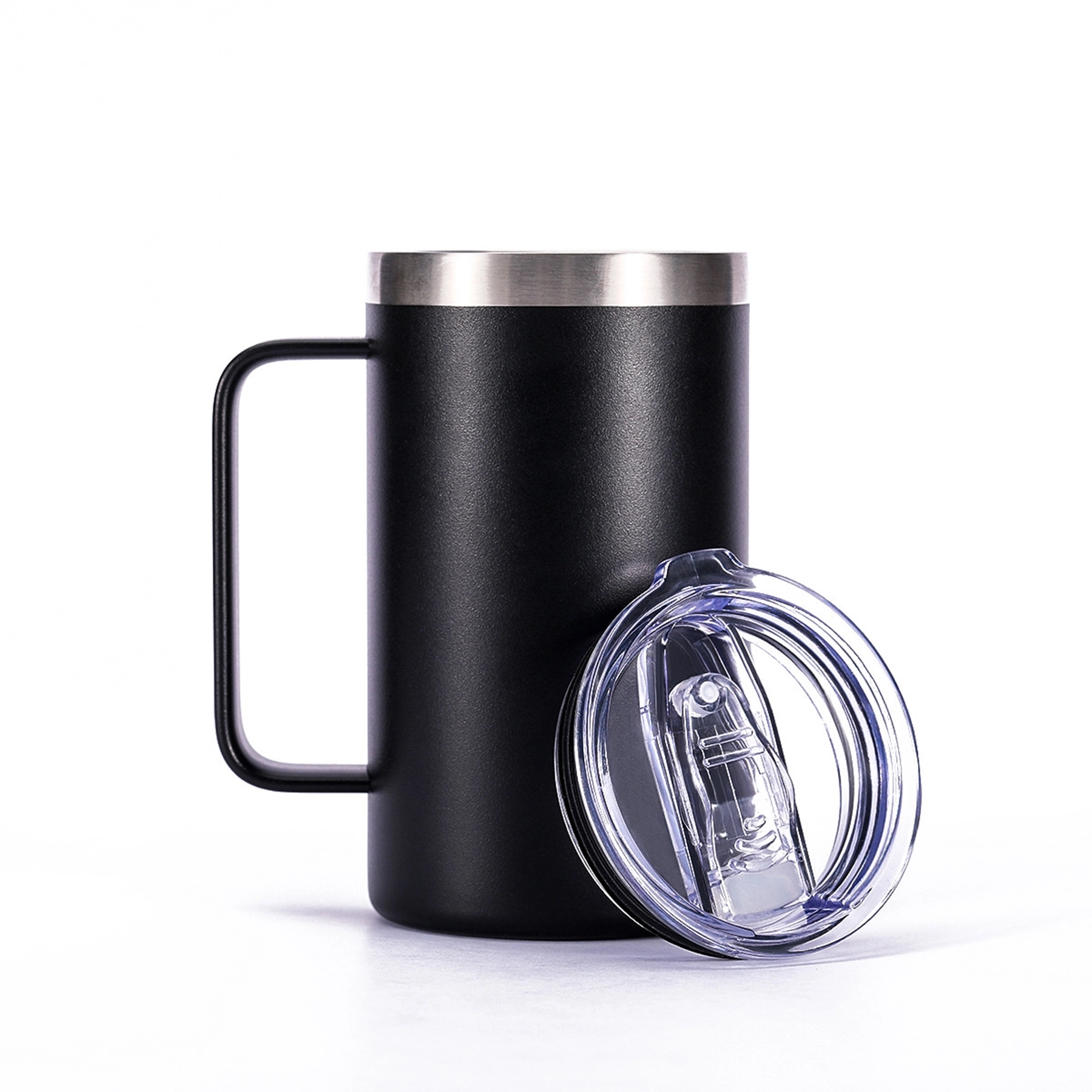 20 Oz. Stainless Steel Insulated Tumbler Mug with Handle 11