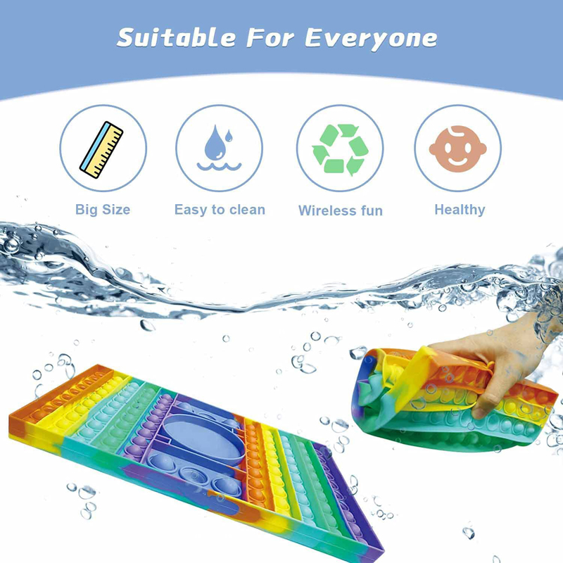 Two-Player Push Pop Game Bubble Fidget Sensory Toy 10