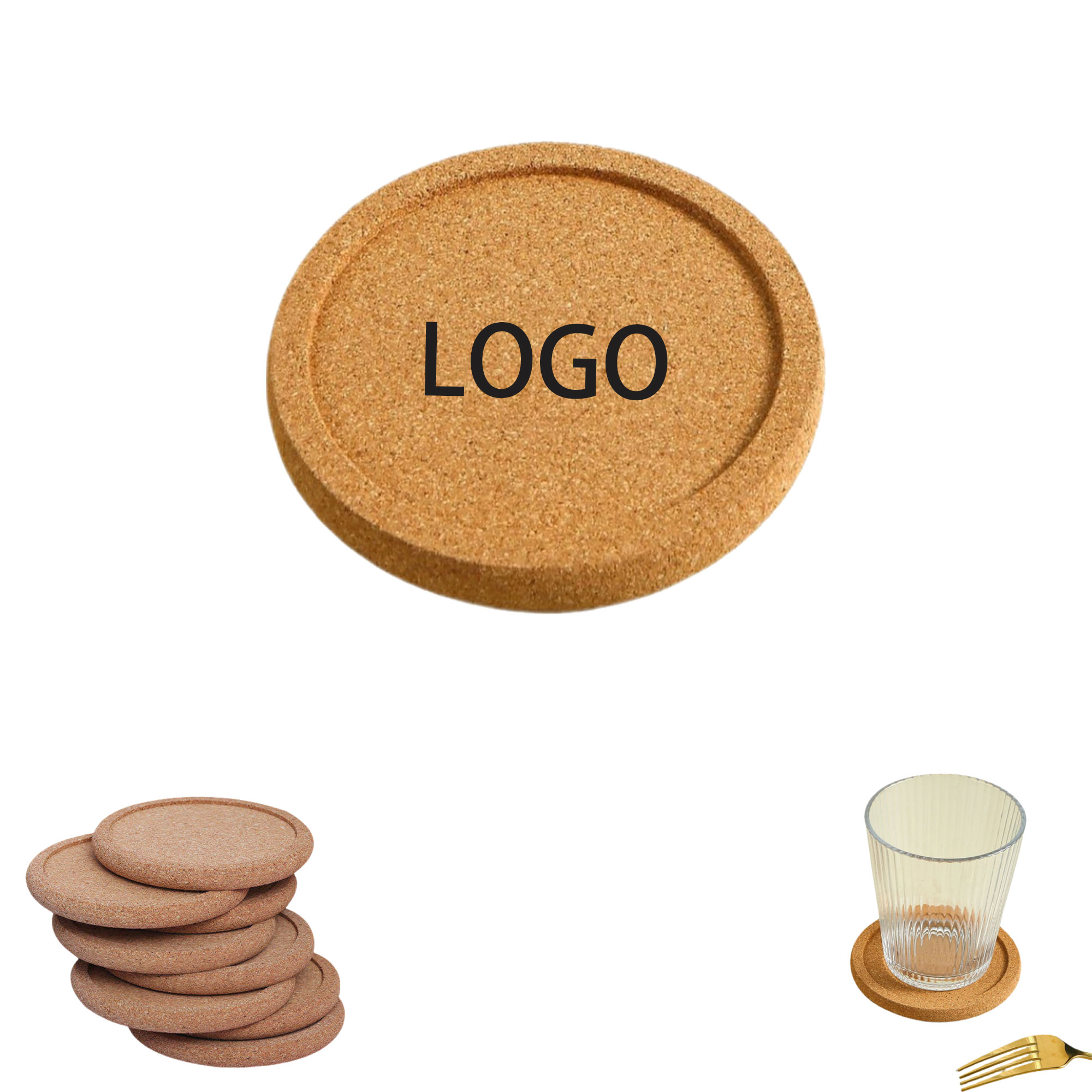 Coffee Drink Cork Coaster 2
