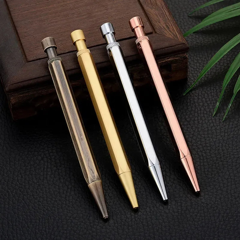 Press Type Metal Signature Ballpoint Pen 7