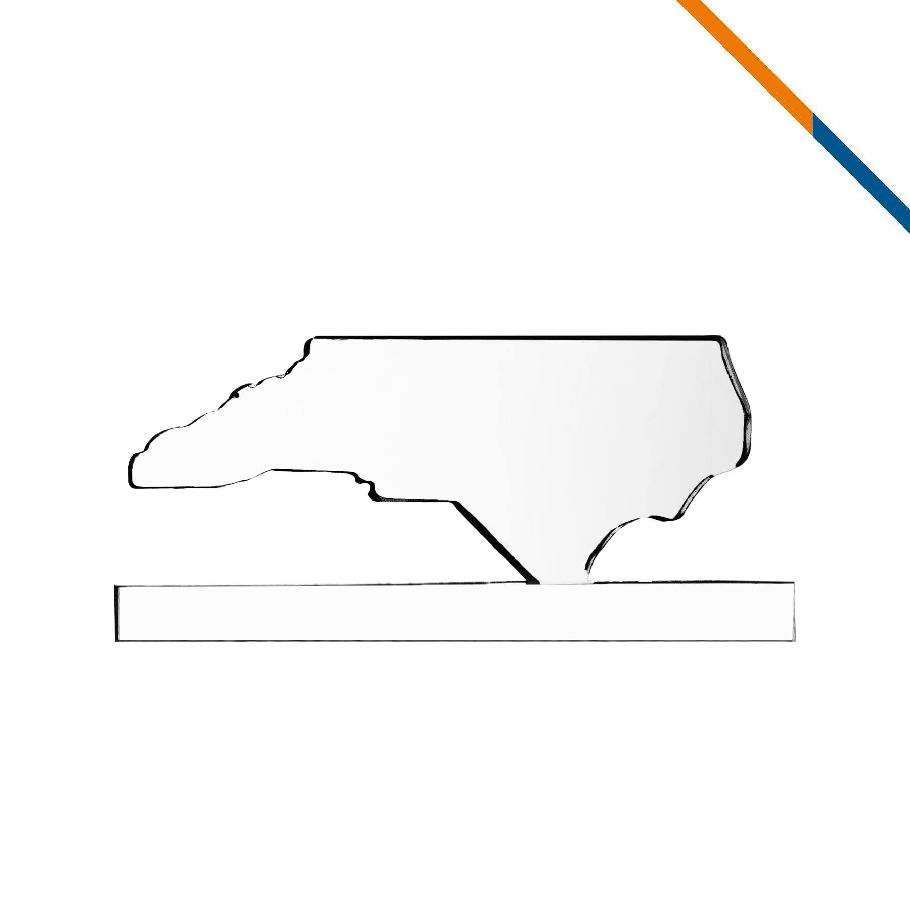 Lar North Carolina Crystal Award 5
