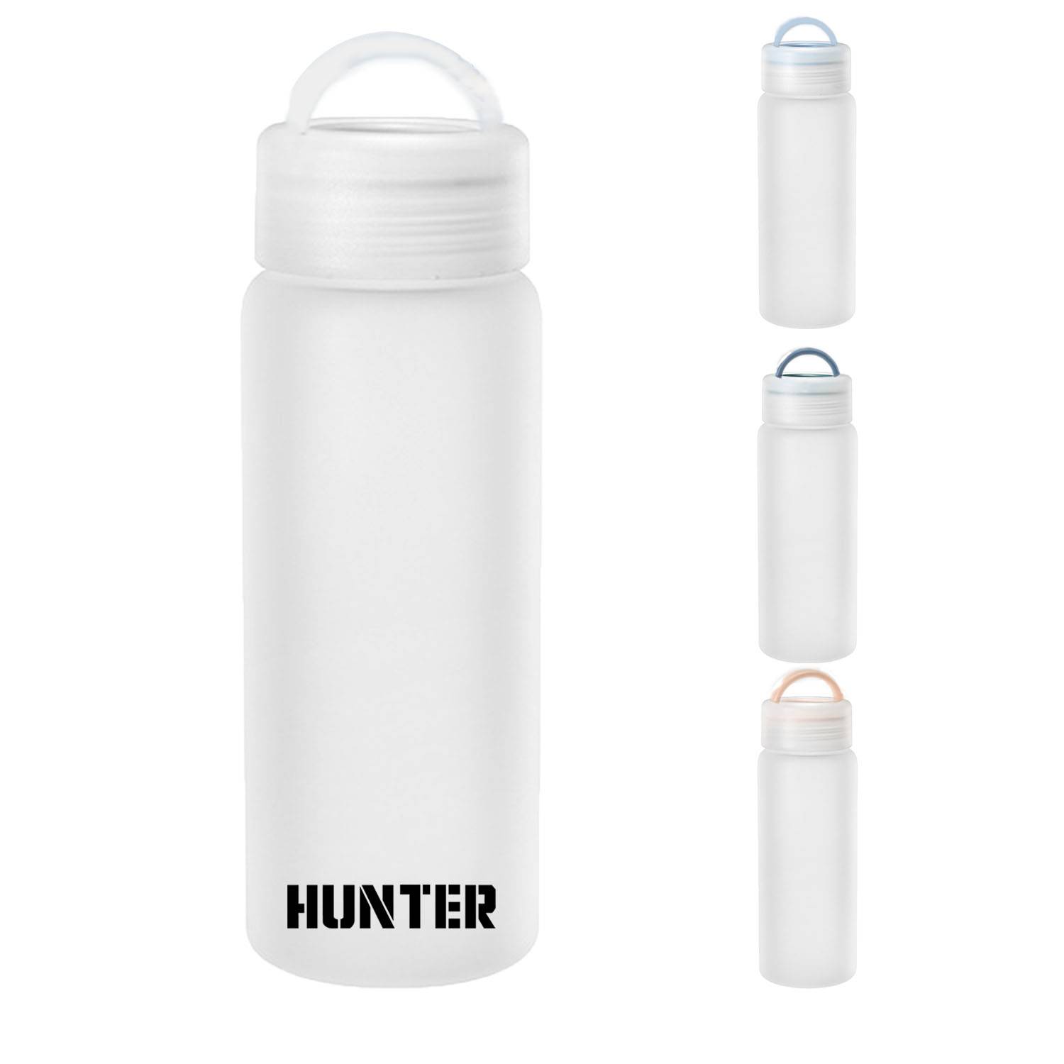 14.8oz Transparent Glass Portable Cup