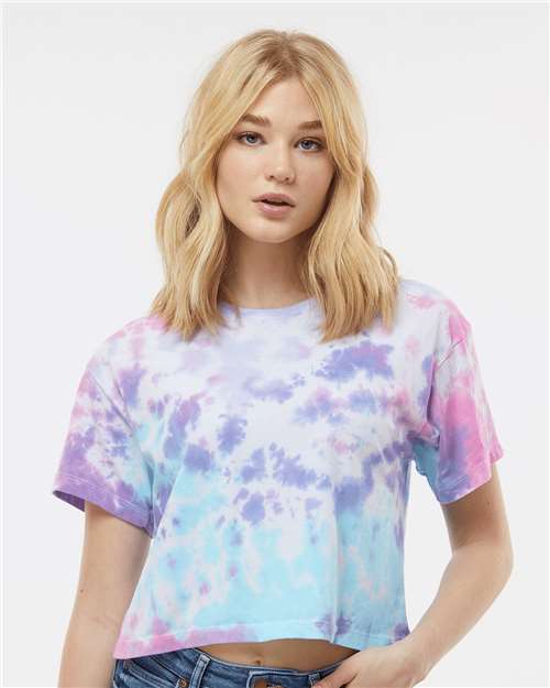 Women's Tie-Dyed Crop T-Shirt - 1050 10