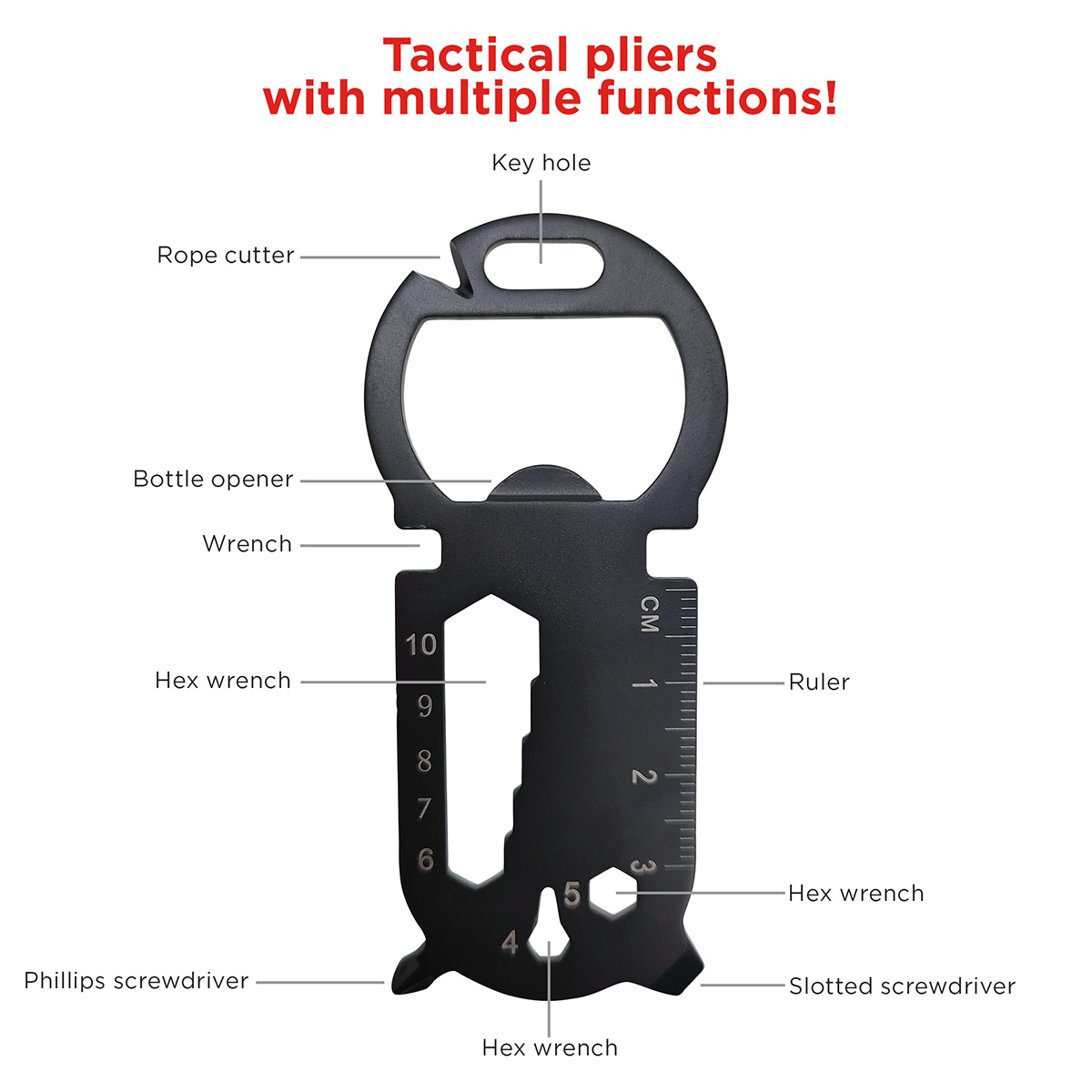 Best Buddy Tools ® Bottle Opener Multi-Tool 5