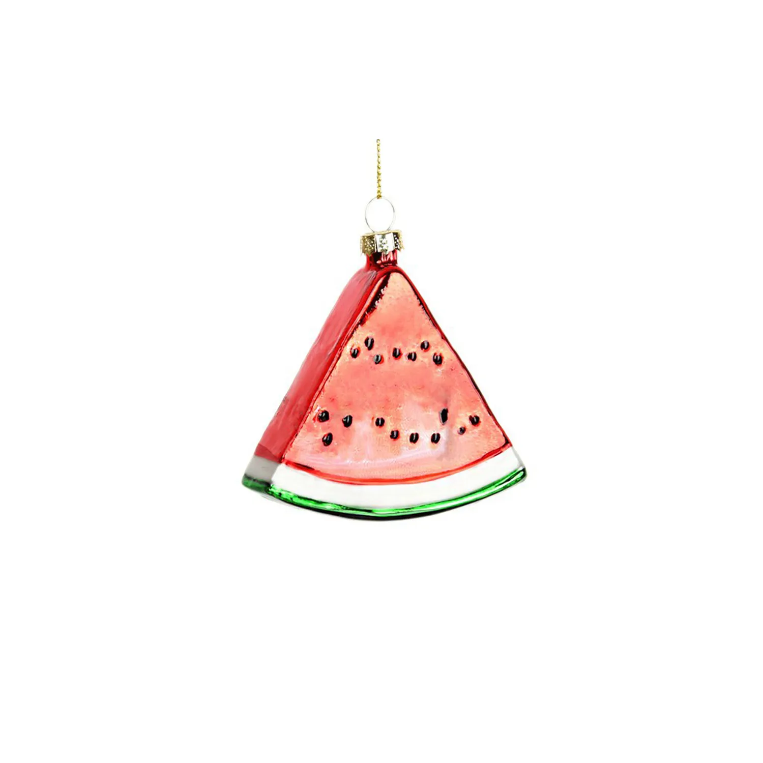 Glass Christmas Tree Vegetables and Fruits Hanging Ornaments 6