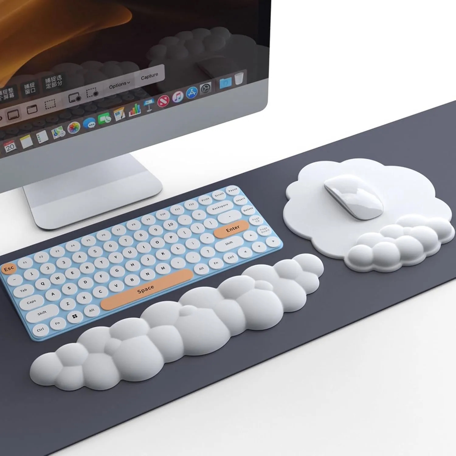 Cloud Keyboard And Mouse Wrist Rest 5