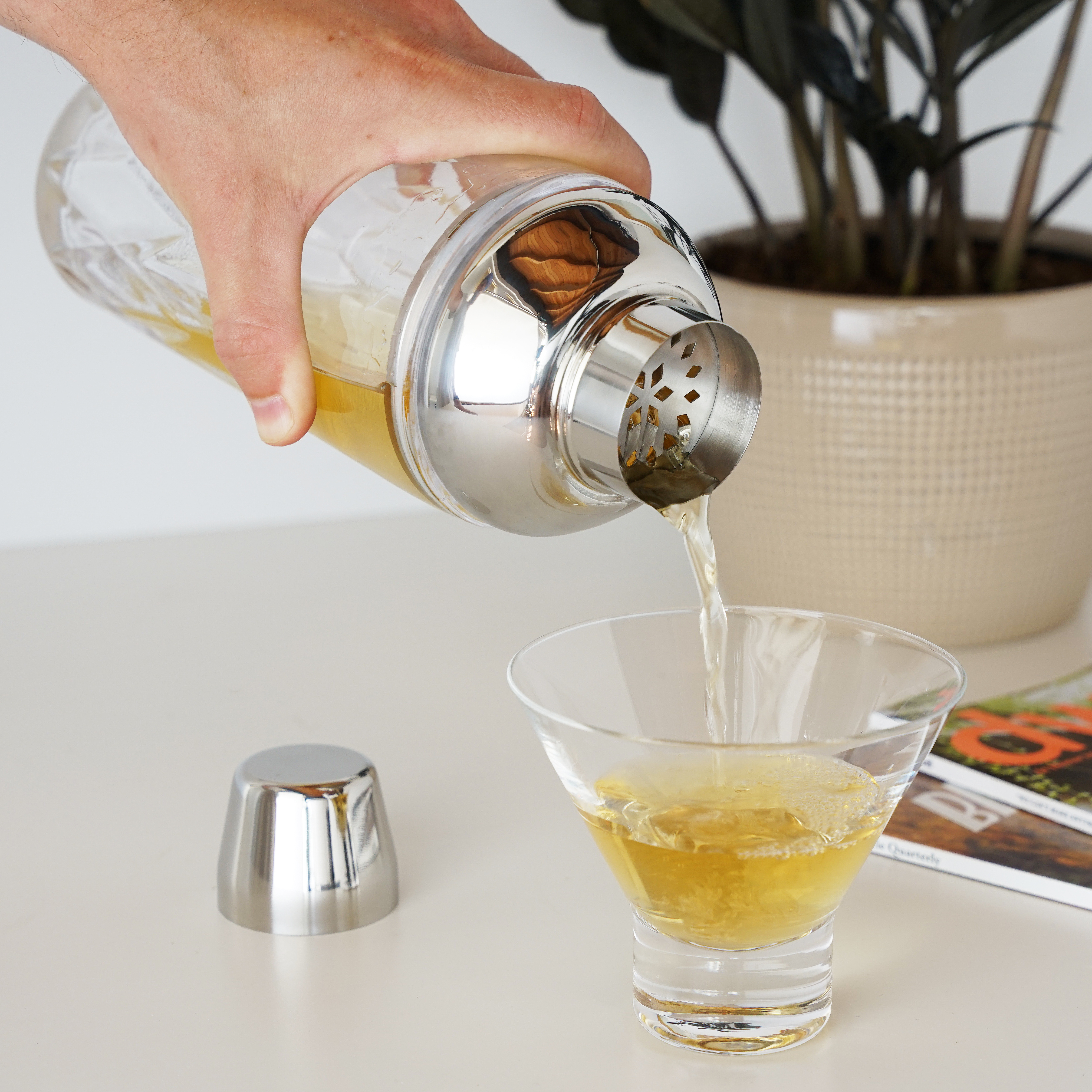 Viski® Admiral Glass Shaker 2