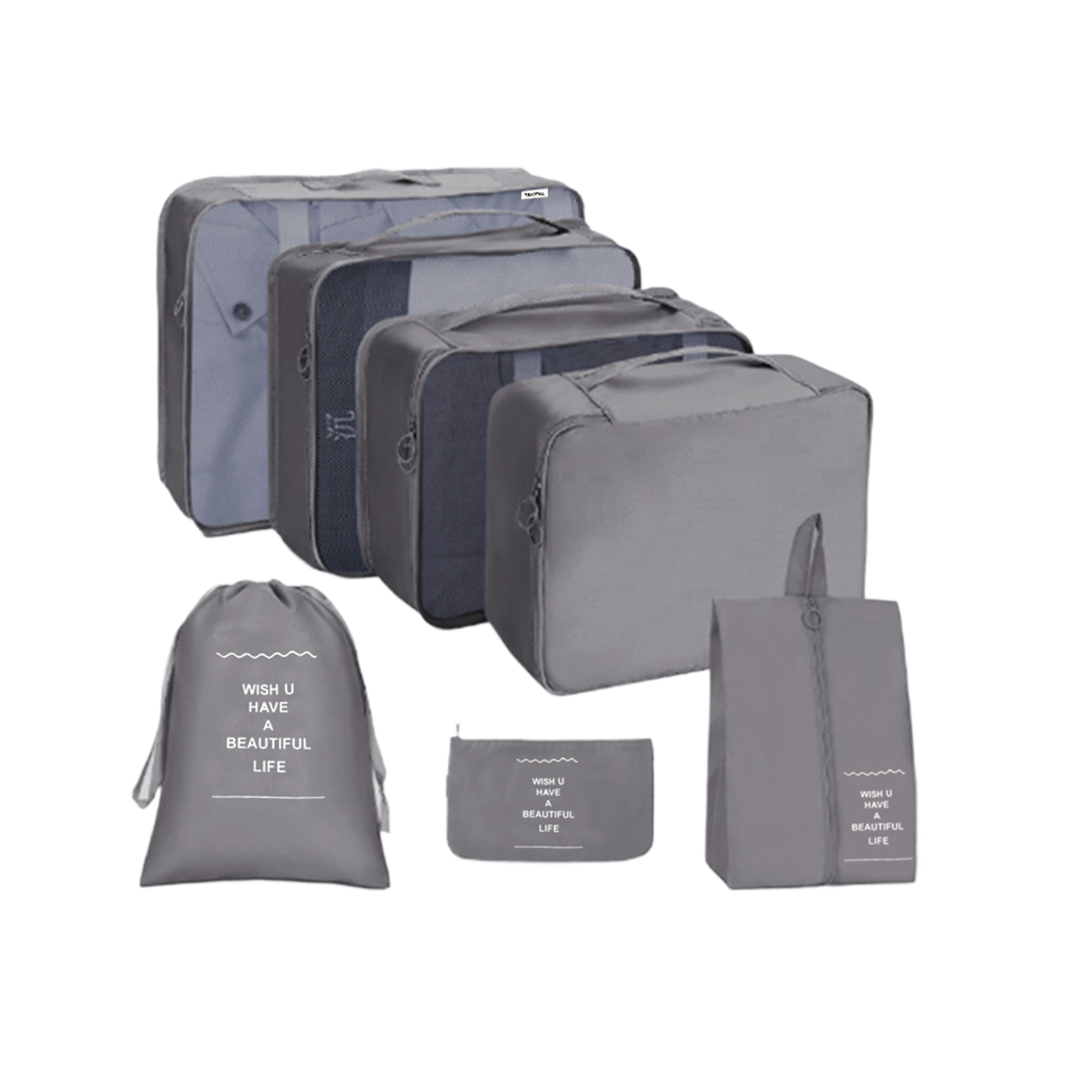 7 PCS Travel Clothes Storage Bag Set 2