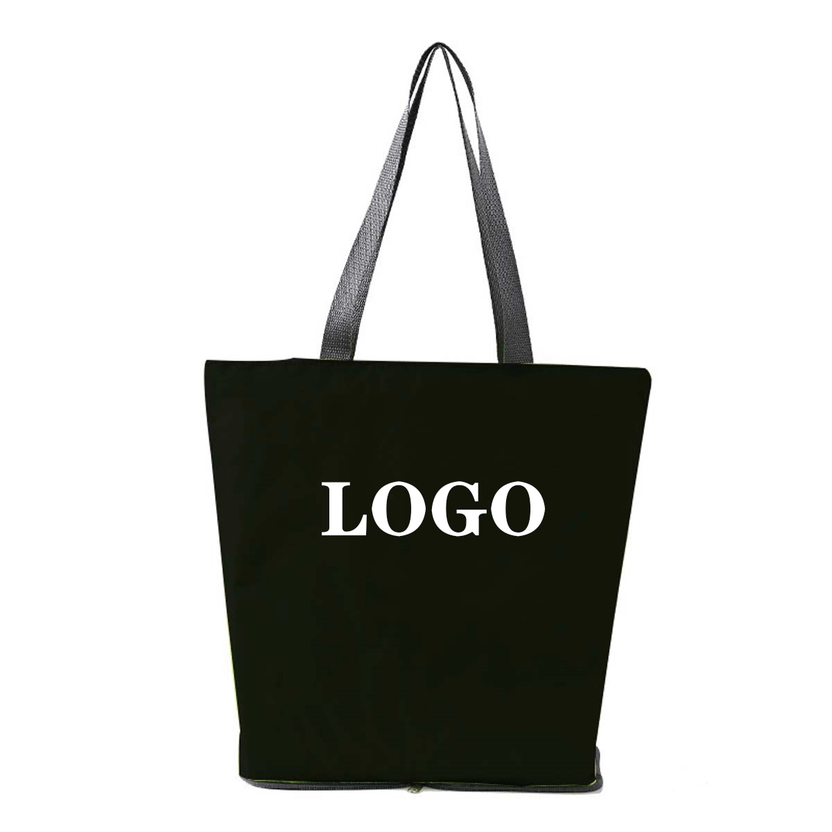 Polyester Shopping Tote Bag, custom tote bag with logo imprint 3