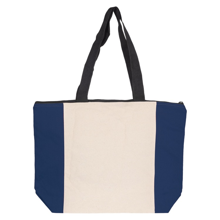 Calico Zip Shopper, custom tote bag with logo imprint 8
