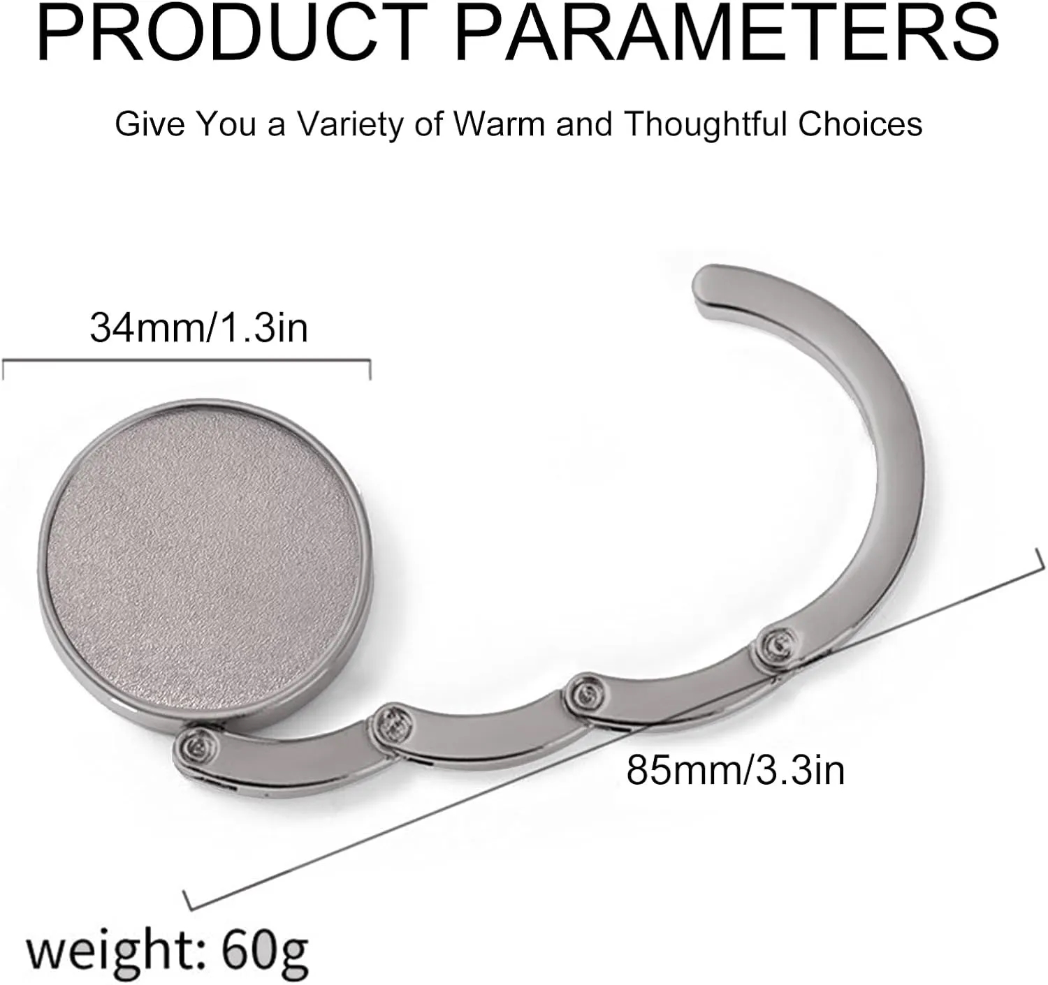 Portable Folding Handbag Hooks Holder 9