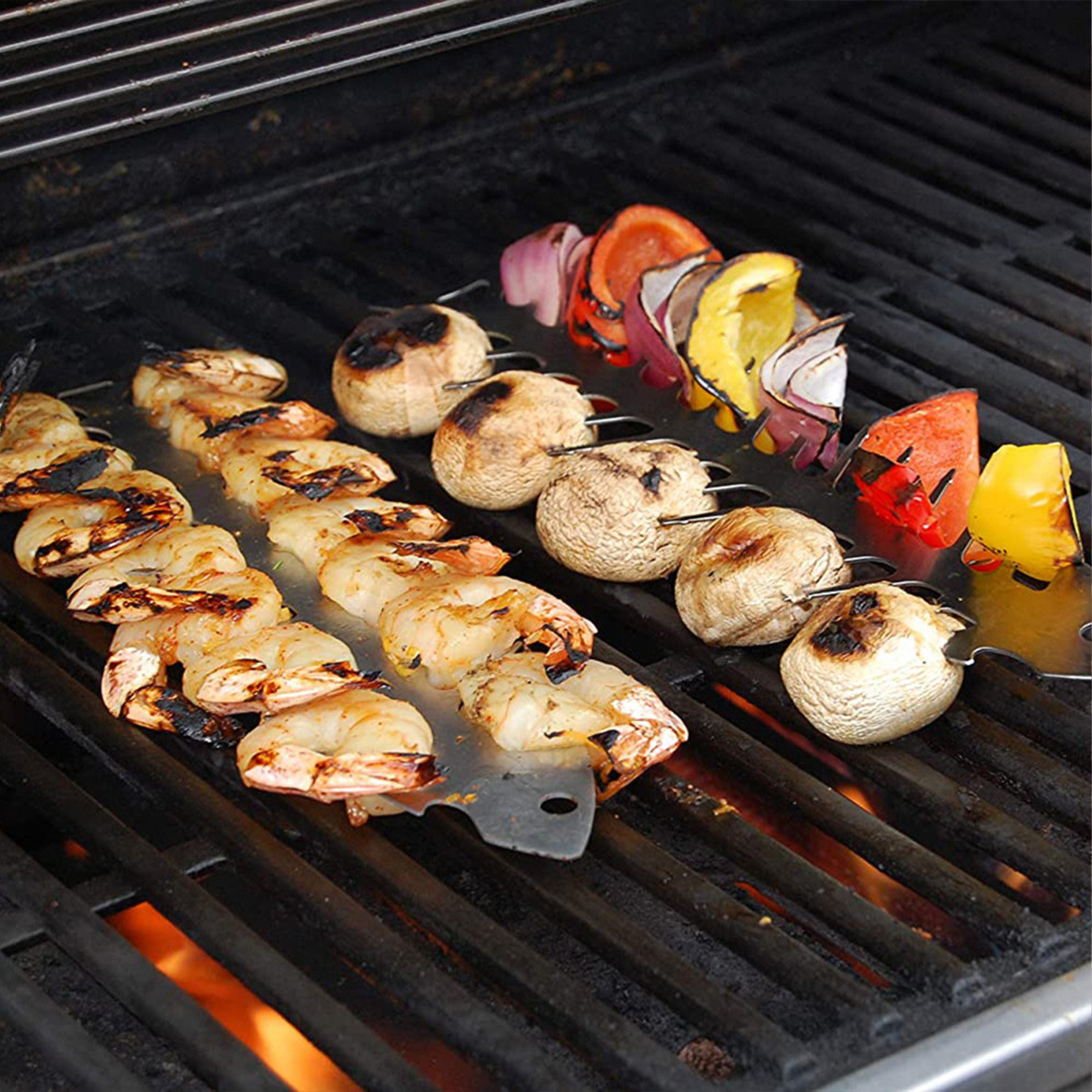 Stainless Steel Fishbone Barbecue Skewers 4