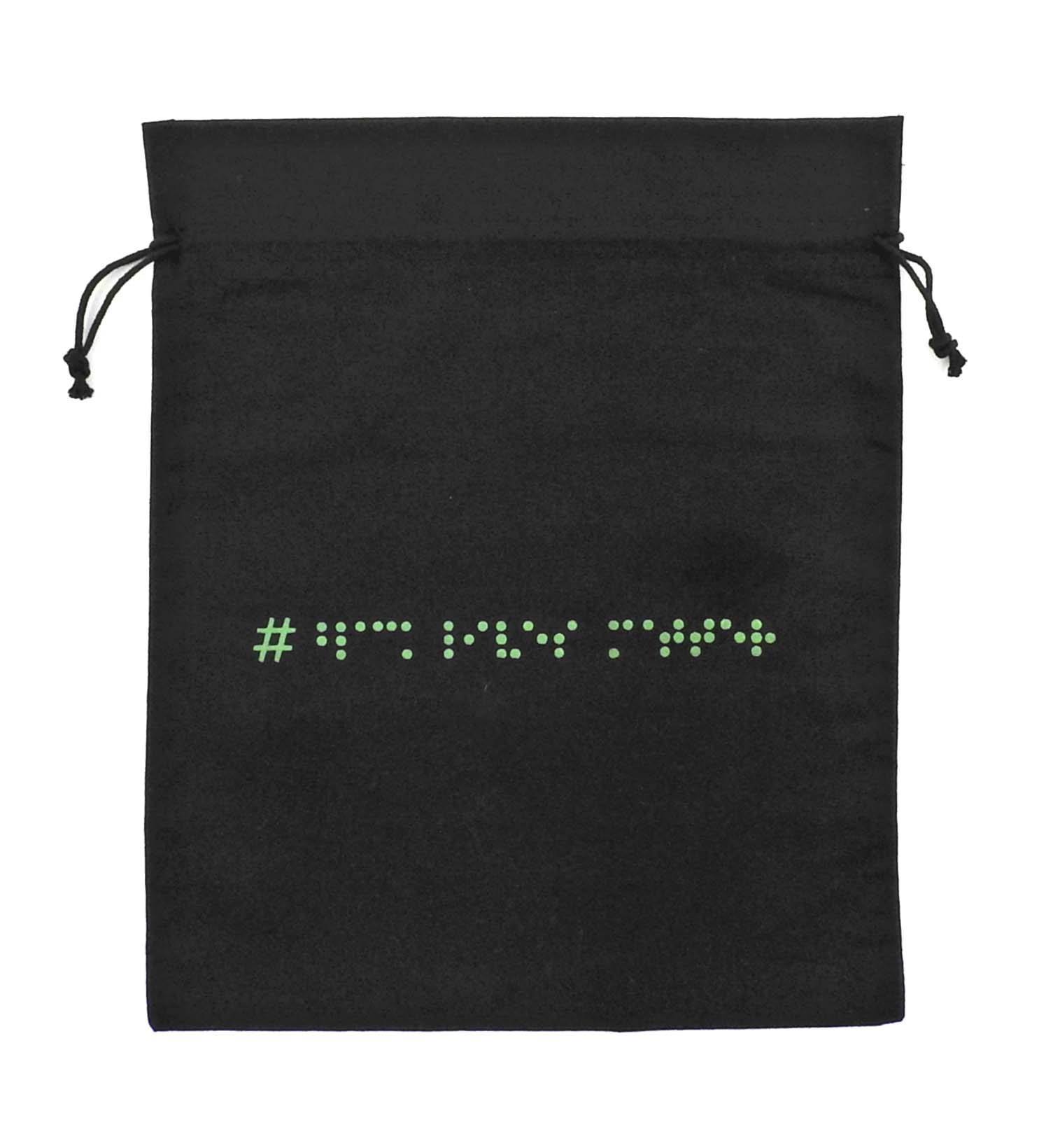 "Duplex" Cotton Double Drawstring Bag 10 x 12" 1