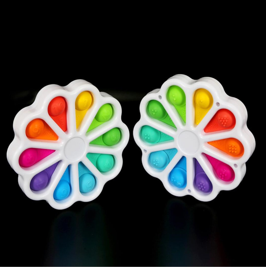 Flower Fidget Toys Sensory Simple Dimple Fidget Toy 3