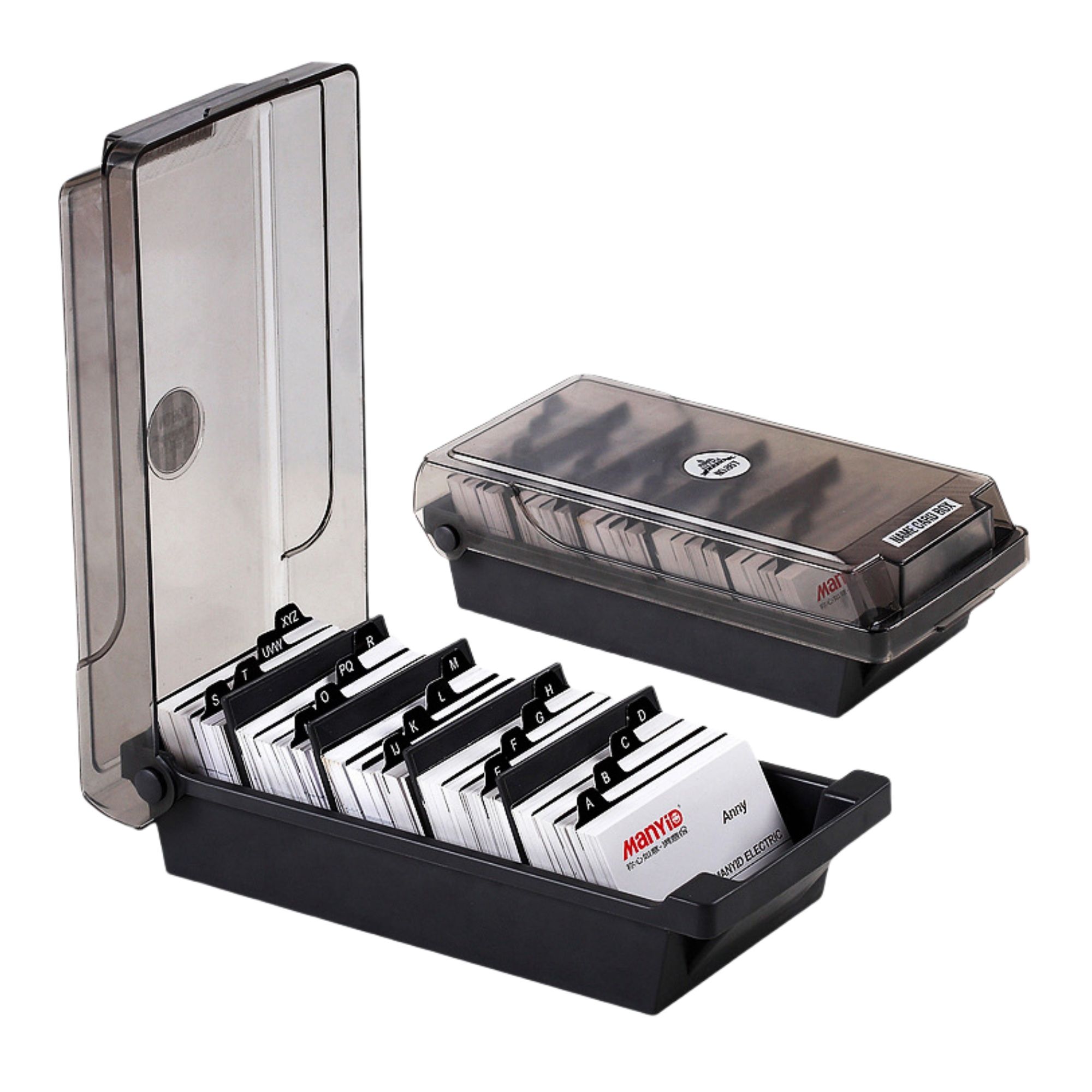 500 Cards Index Card Organizer With Dividers And Index Tabs 1