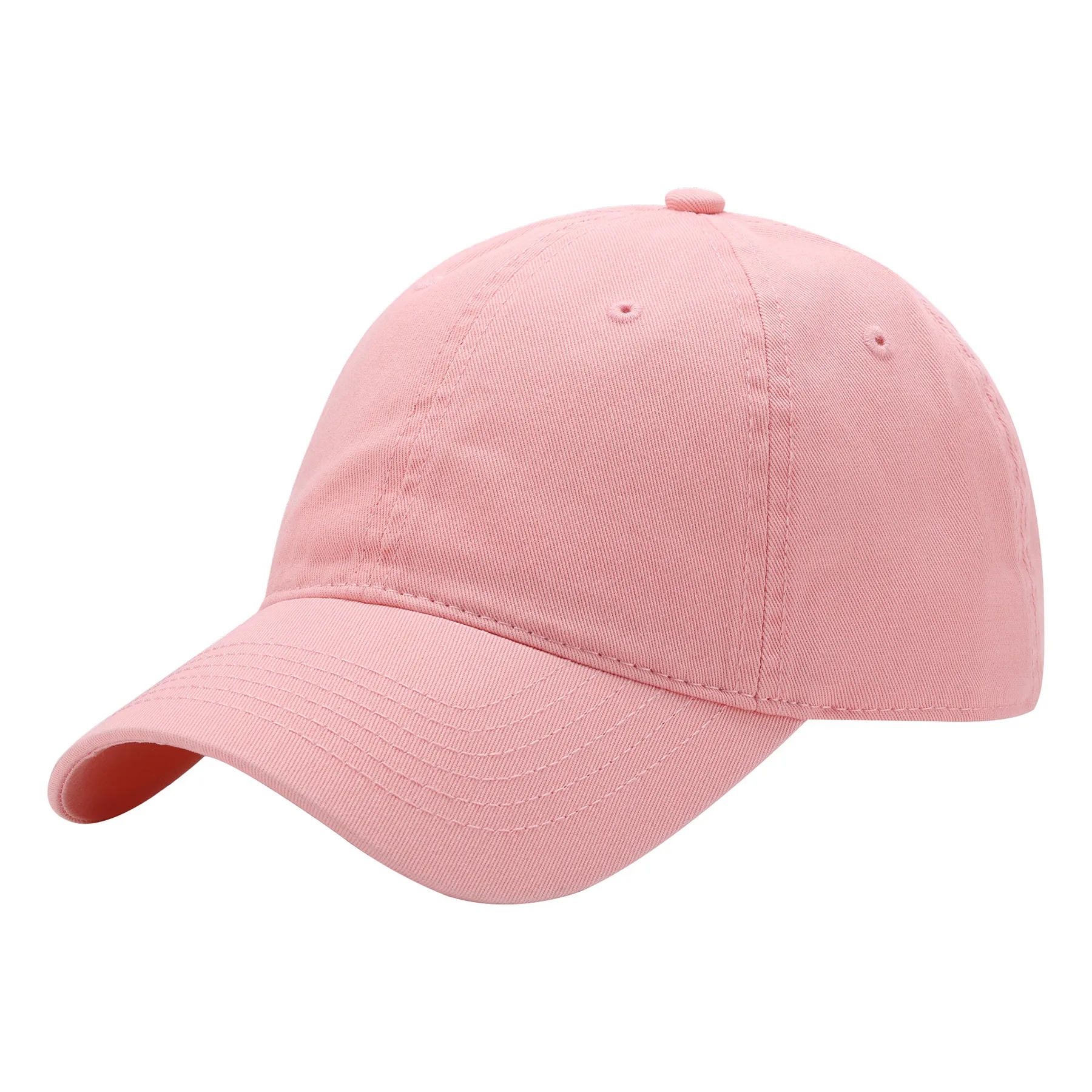 Cotton Washed Solid Color Soft Top Duckbill Cap 7