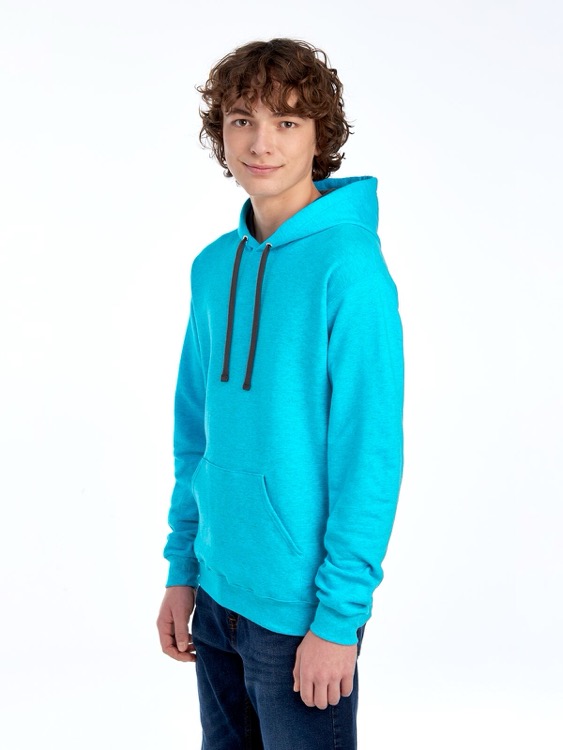 FRUIT OF THE LOOM Sofspun™ Unisex Hooded Sweatshirt, custom hoodie or sweatshirt with logo imprint 24