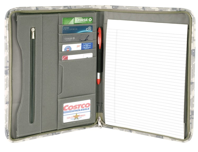 Poly Zippered Padfolio 1