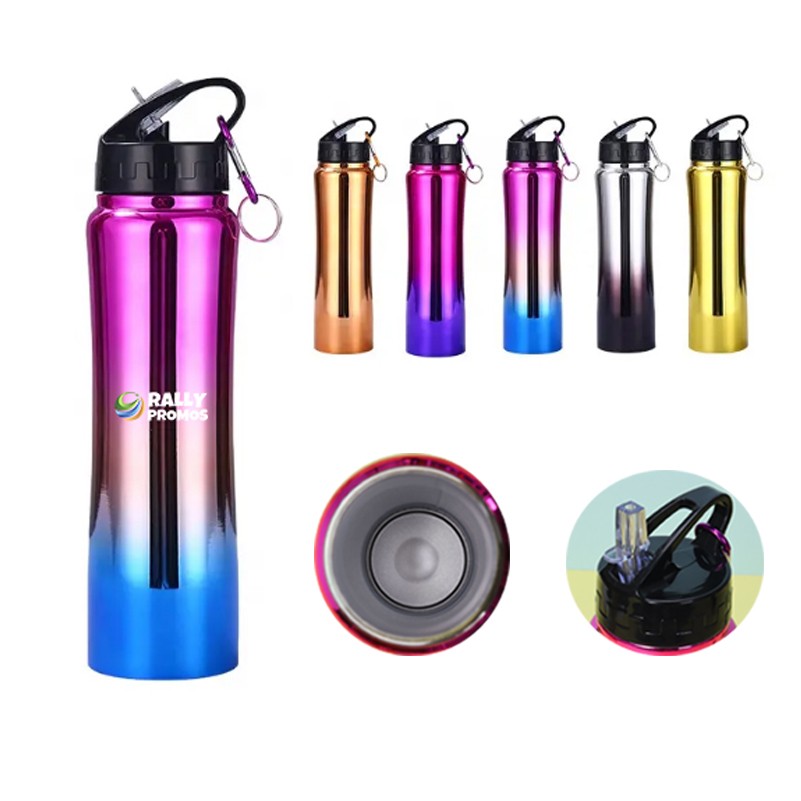 20oz Waist Shape 304 Stainless Steel Thermos, custom water bottle with logo imprint 2