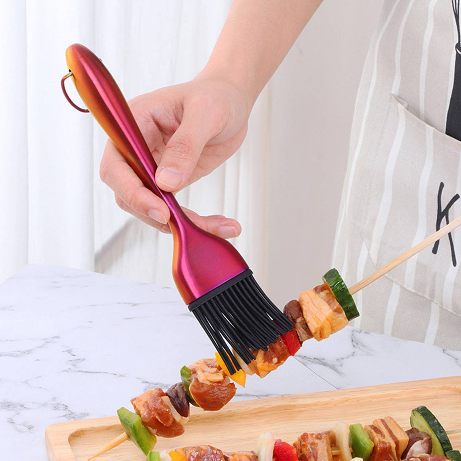 Stainless Steel Barbecue Brush 2