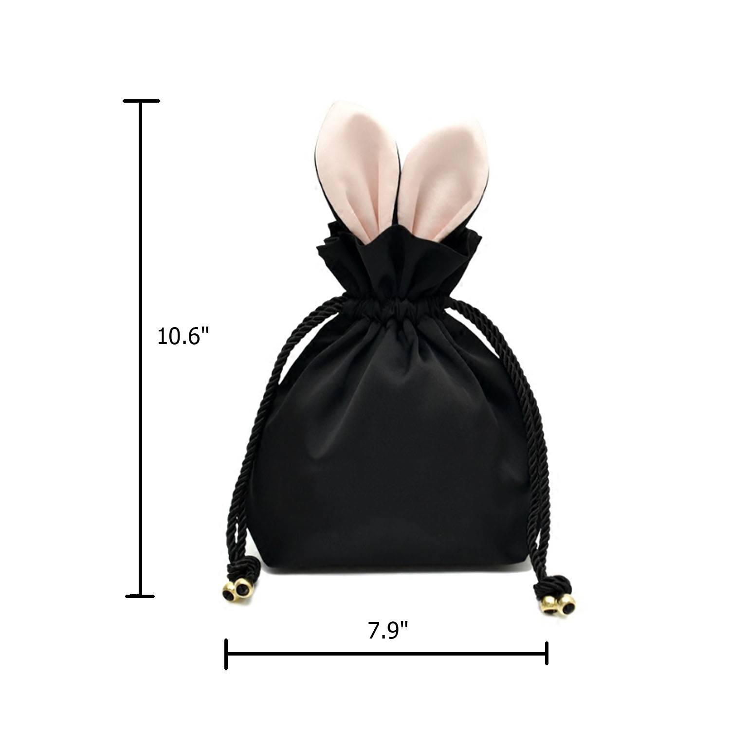 Silk Drwastring Bunny Ear Bag 4