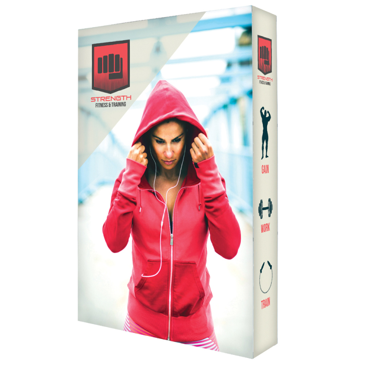 Locus Light Wall Display Backlit 7.5 ft.x5ft./5 ft.x7.5 ft. Double Sided 2