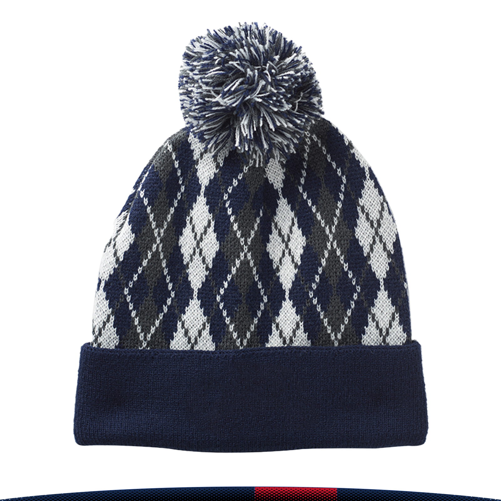 Raouy Knitted Pompom Beanies 2