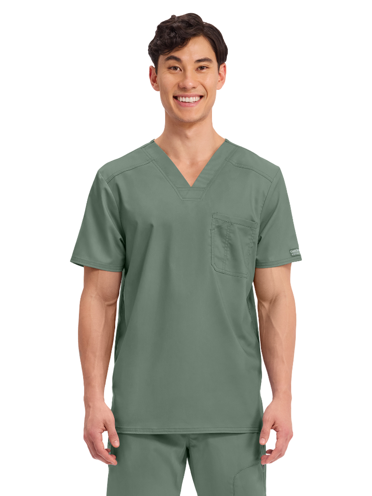 Cherokee - Workwear Revolution - Men's 1-Pocket Tuckable V-Neck Top 40