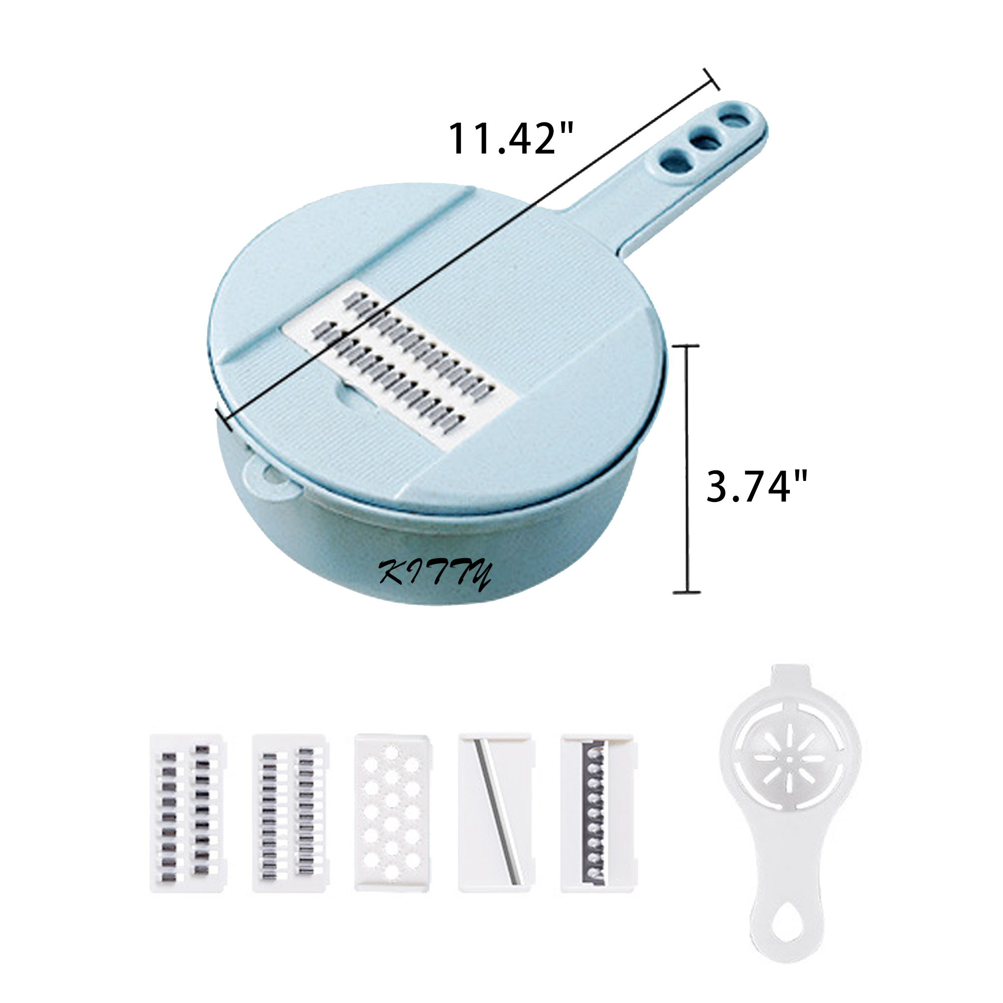 6-Piece Multifunctional Kitchen Vegetable Chopping Tool Set 6