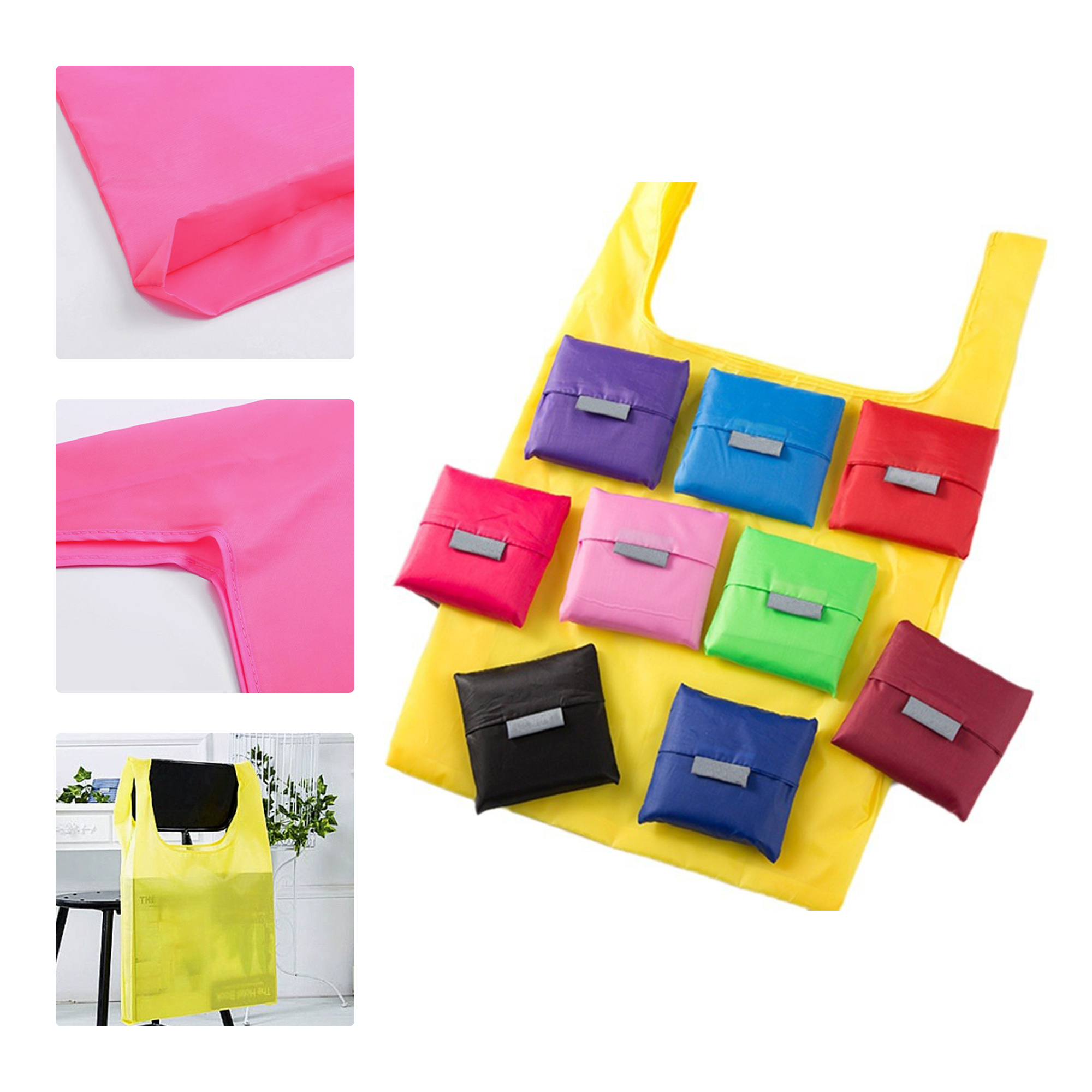MOQ 50 Oxford Cloth Foldable Shopping Bag Custom Logo Eco-friendly Tote, custom tote bag with logo imprint 2