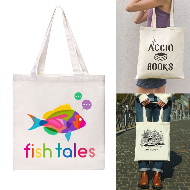 ColorPop Fish Tales Canvas Tote 1