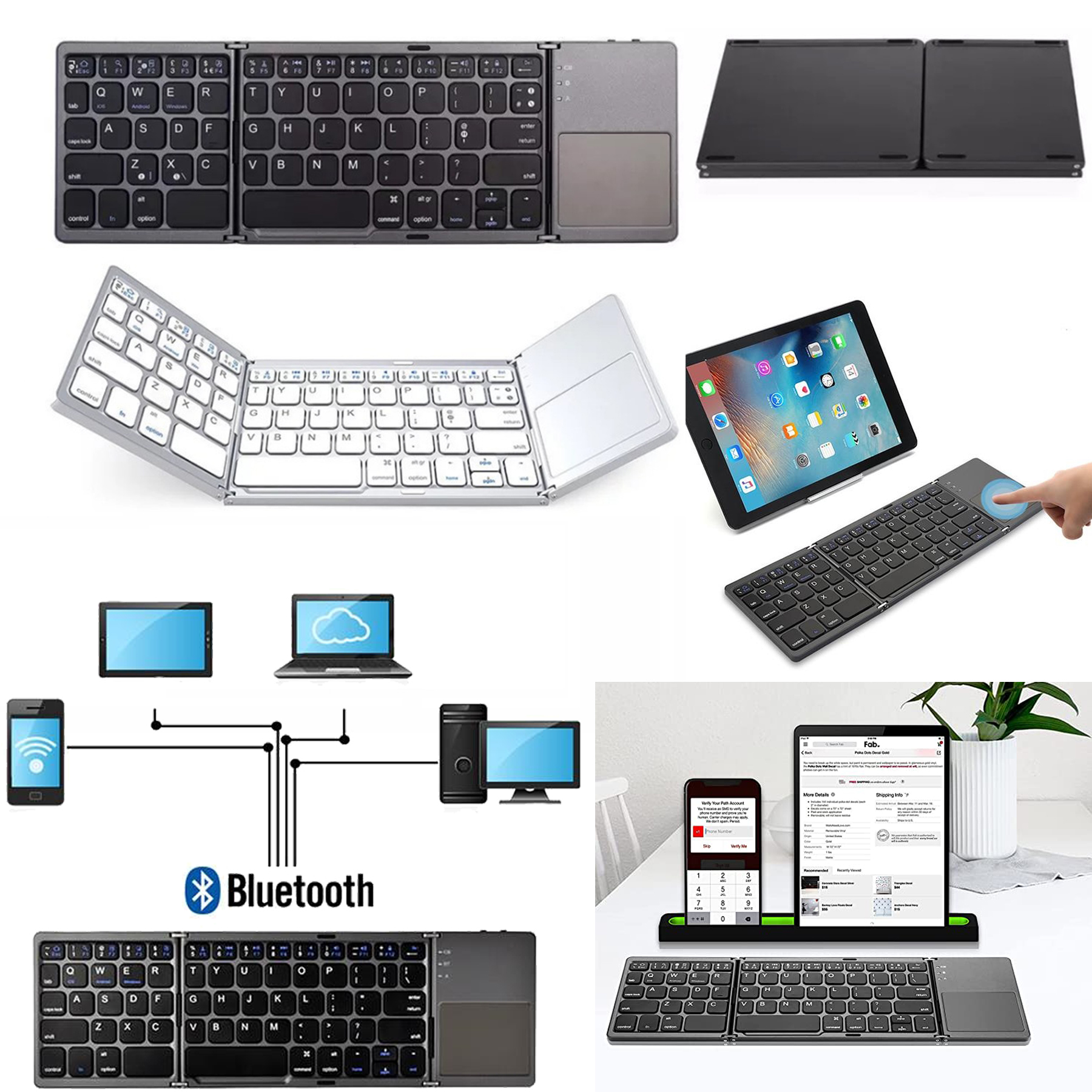 Foldable Touchpad Keyboard 3