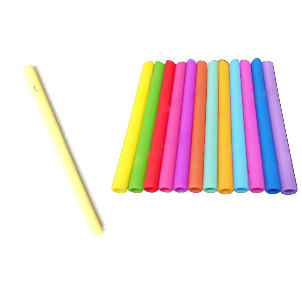 Short Size Silicone Straw 2