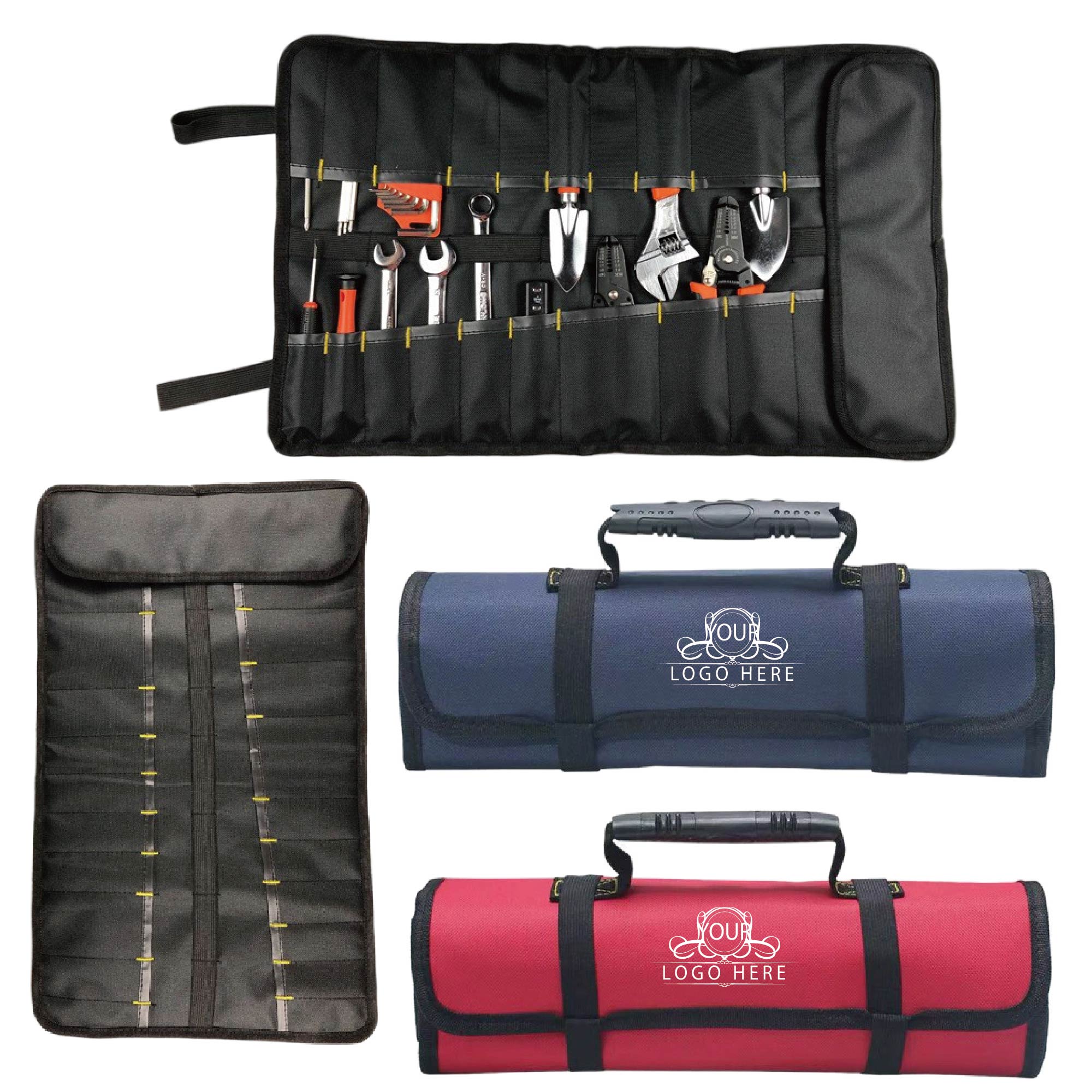 Oxford Cloth Roll Portable Pouch Bag Wrench Tool 2