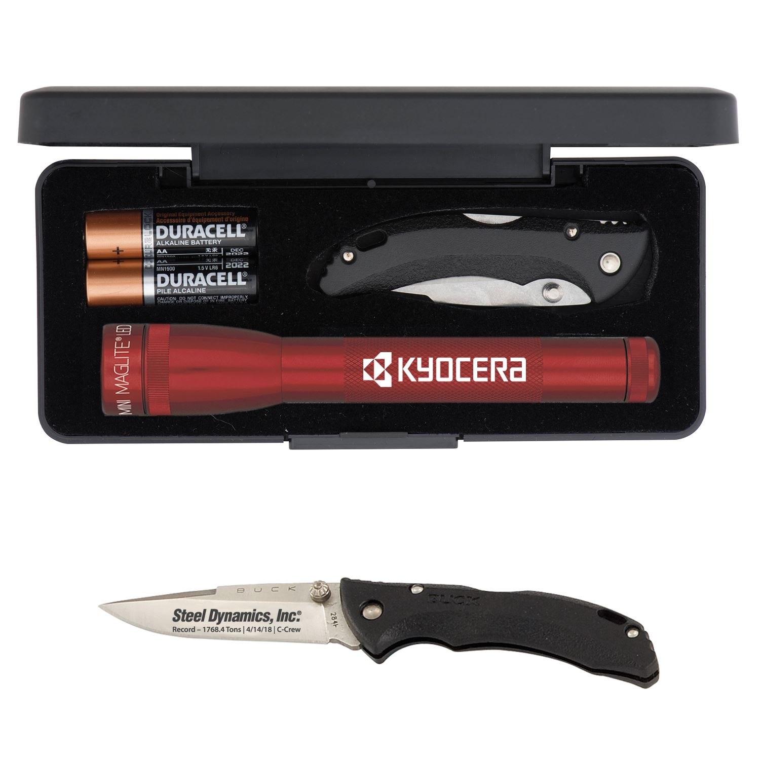 "AA" LED Mini Maglite® With Buck® “Bantam Bbw” Knife 1