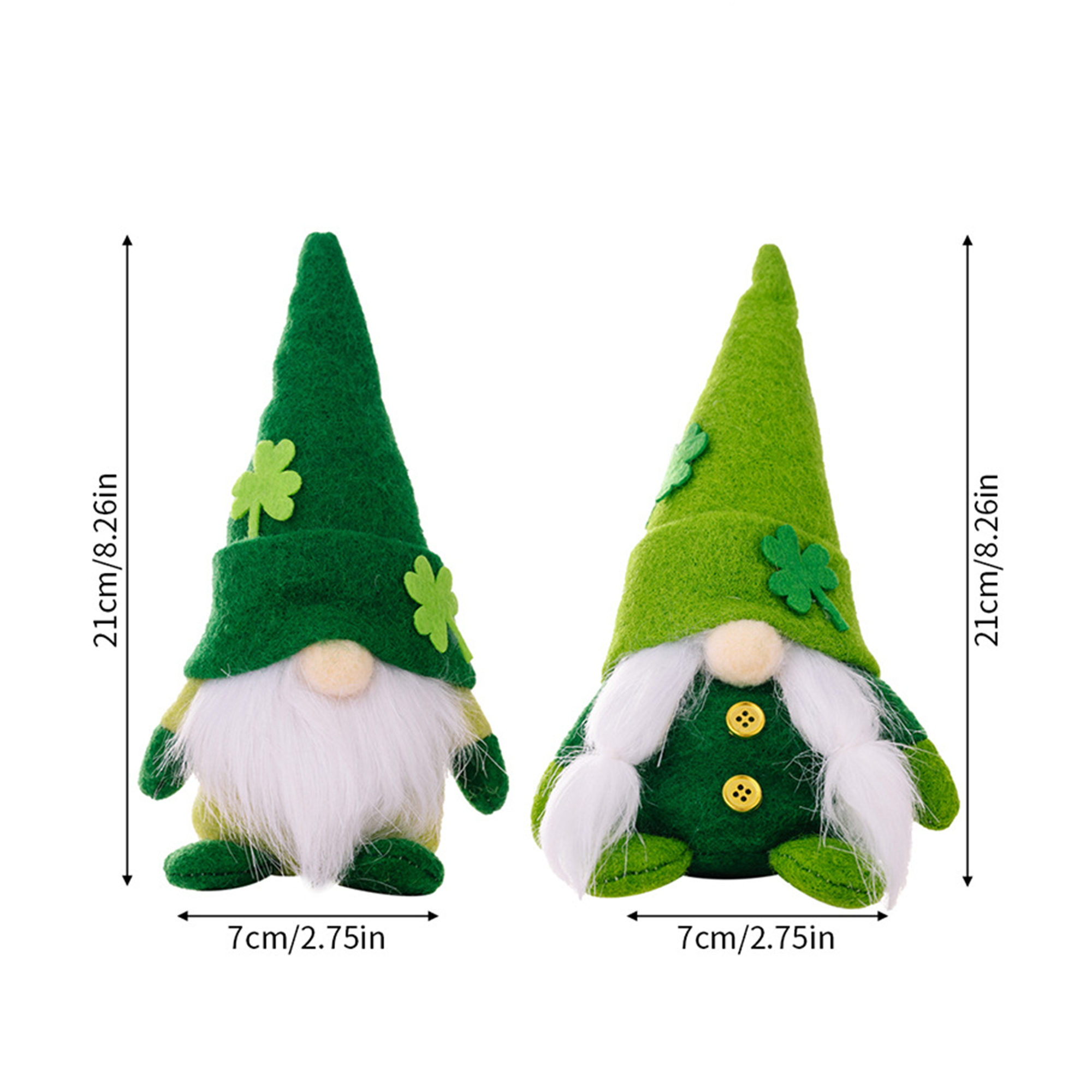 St Patricks Day Spring Summer Gnome Rudolph Old Man 4