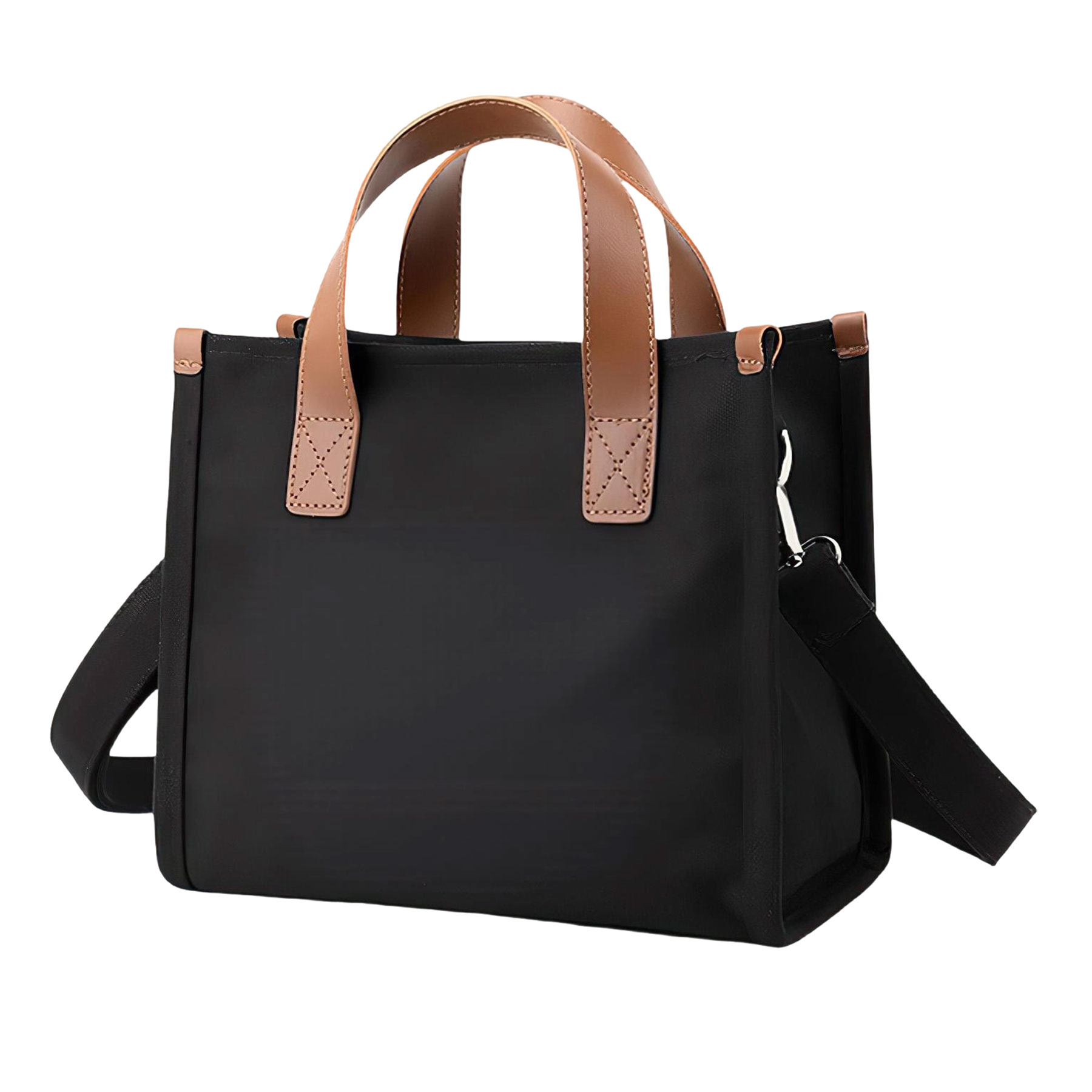 12OZ Magnetic Buckle Crossbody Canvas Bag (13.4'' x 11.4'' x 4.6'') 2