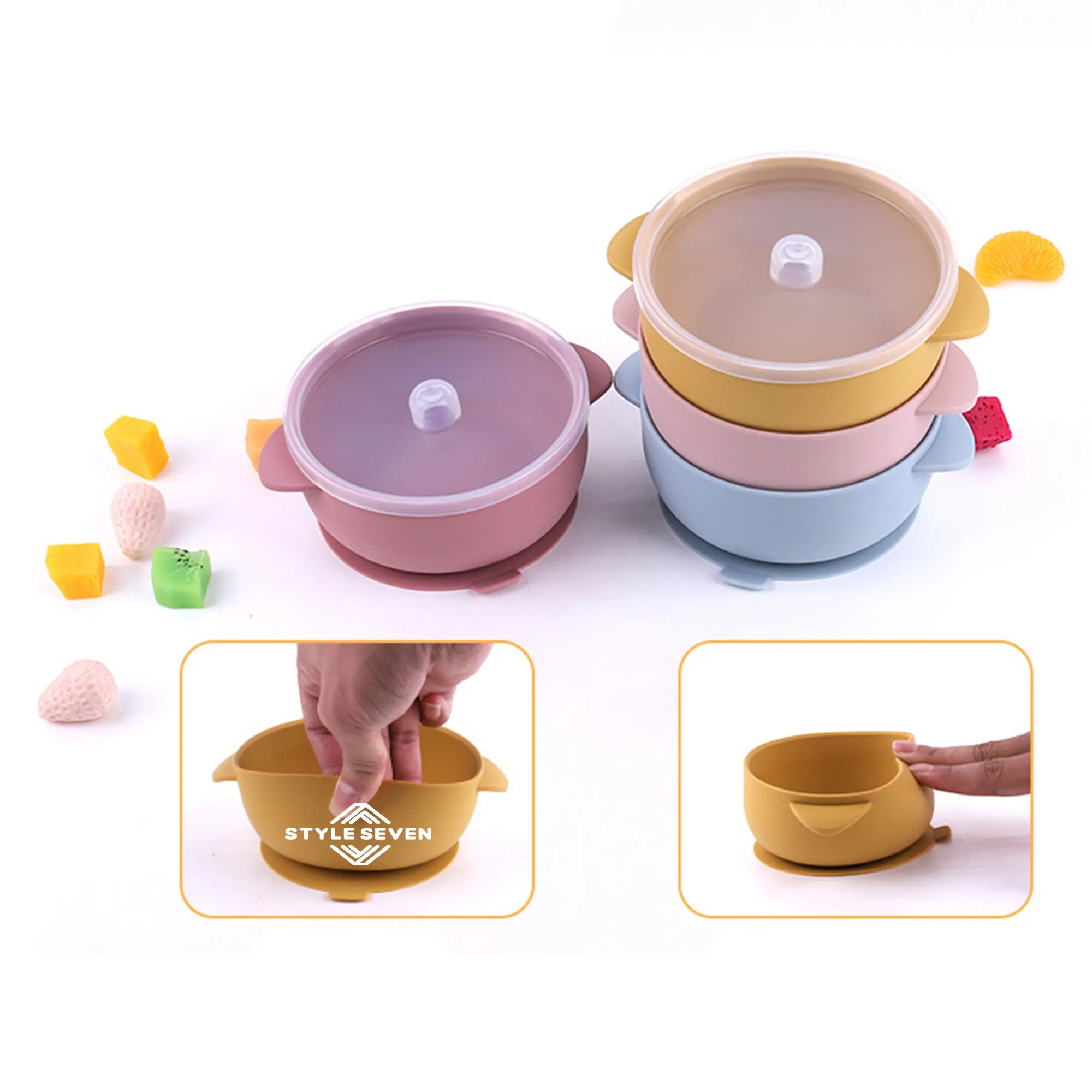 Super Suction Silicone Baby Bowl